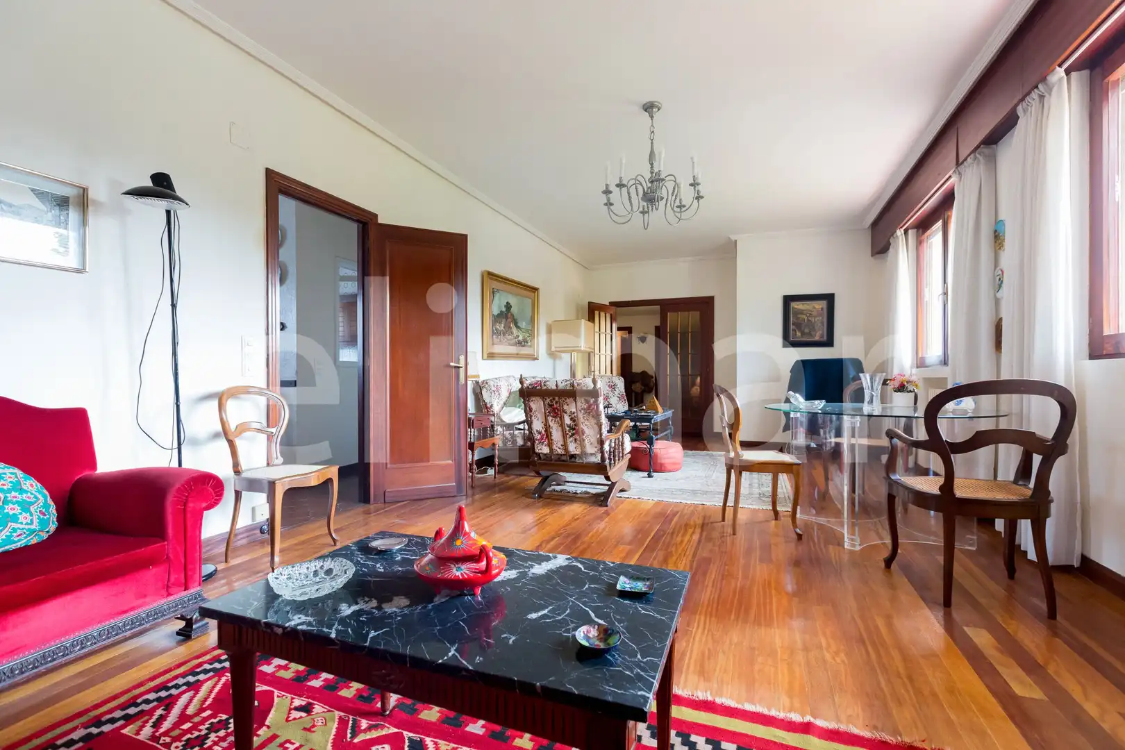 Sala de estar de Casa o chalet en venta en Larrabetzu con Jardín privado, Terraza y Trastero