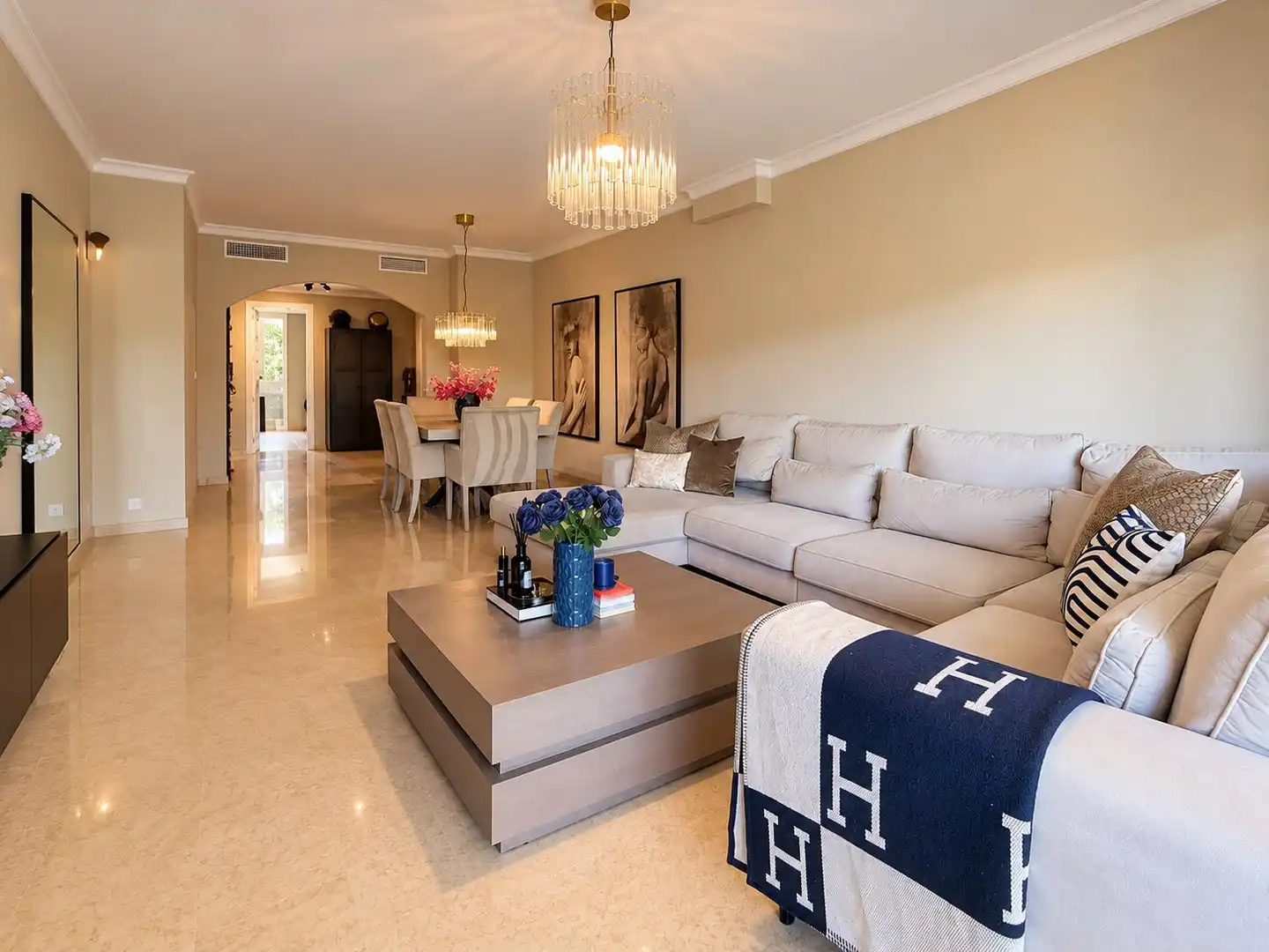Living room of Flat for sale in Elviria - Cabopino