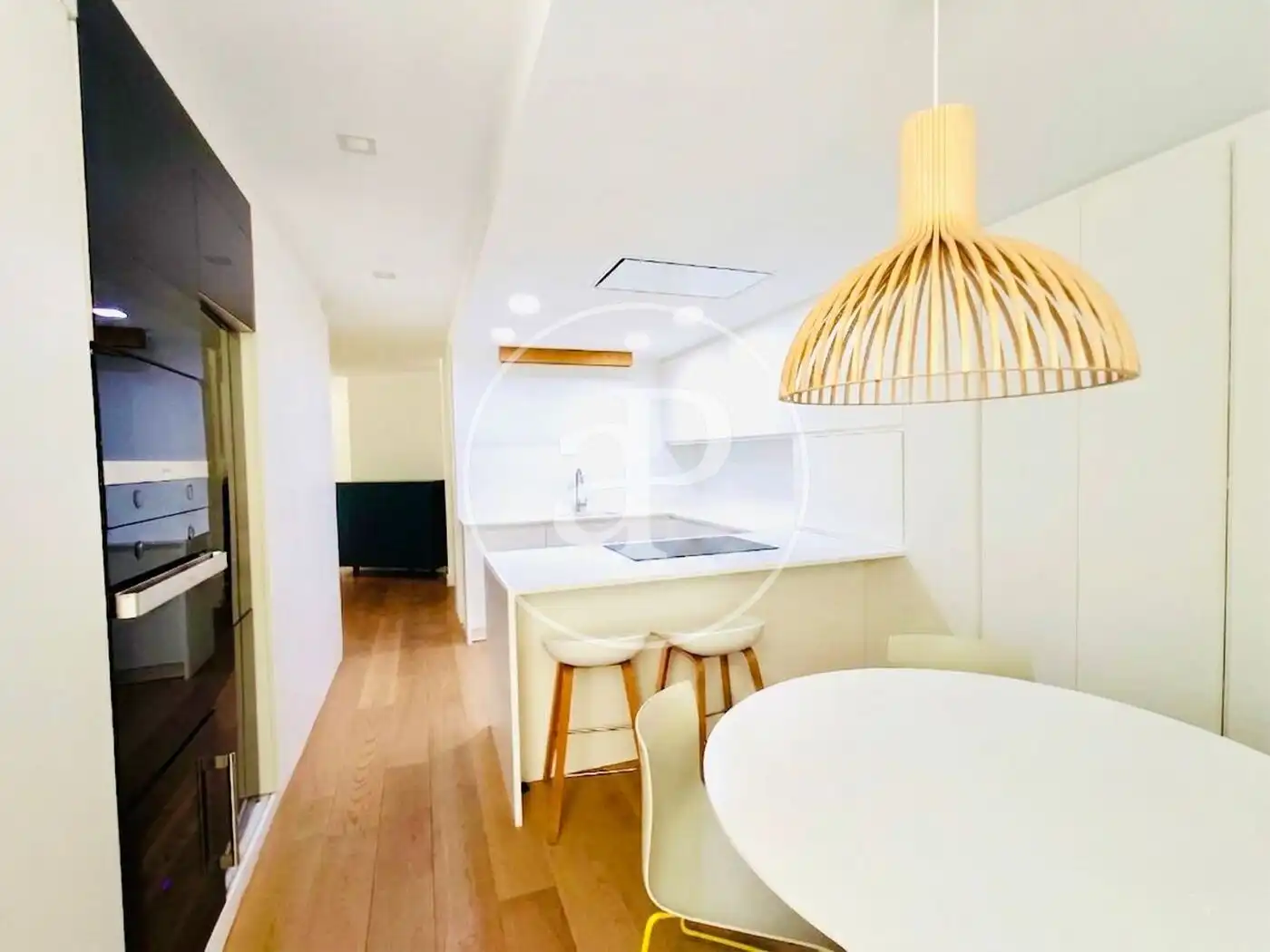 Kitchen of Flat for rent in Valencia  with Heating, Furnished and Balcony