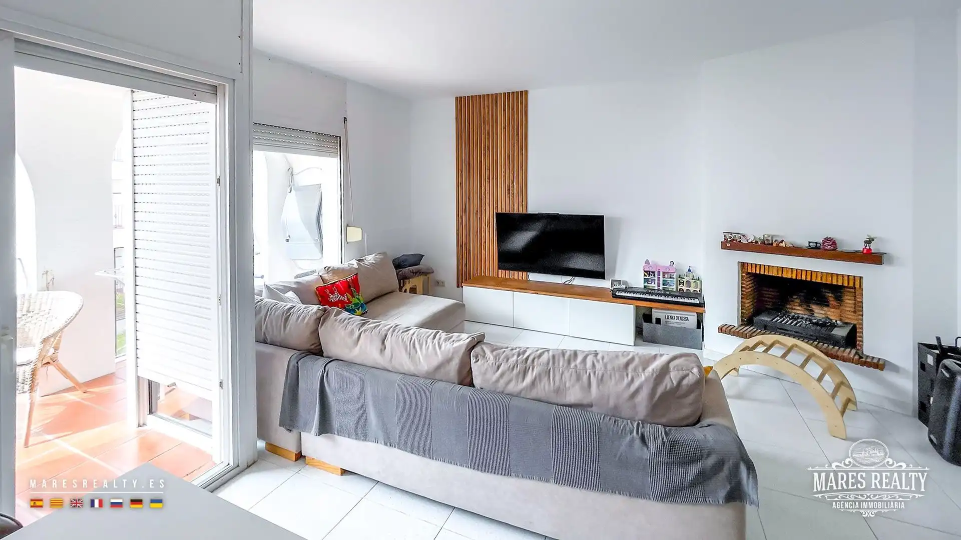 Sala de estar de Piso en venta en Lloret de Mar con Aire acondicionado, Calefacción y Terraza