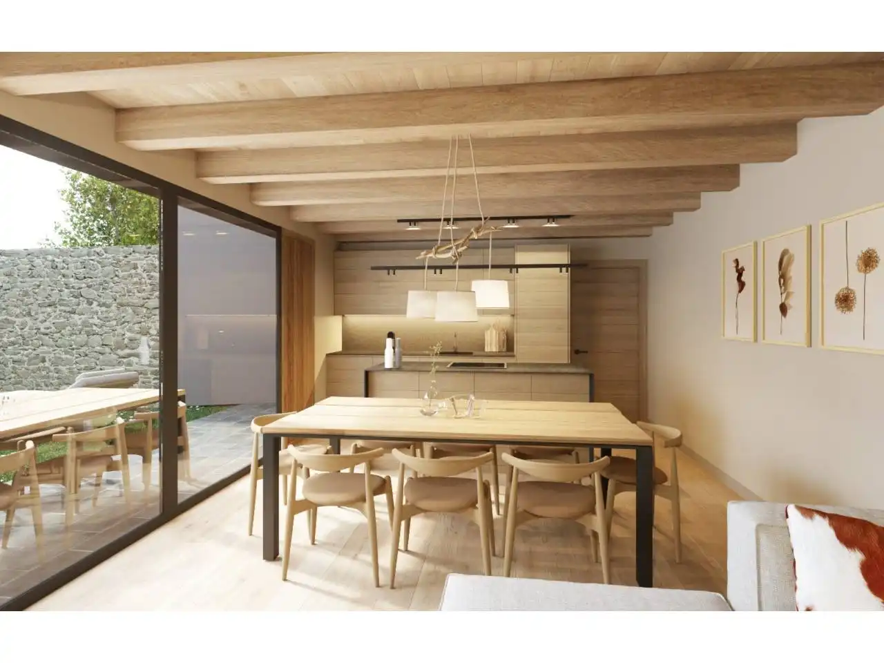 Kitchen of Houses for sale in Puigcerdà  with Heating, Private garden and Parquet flooring