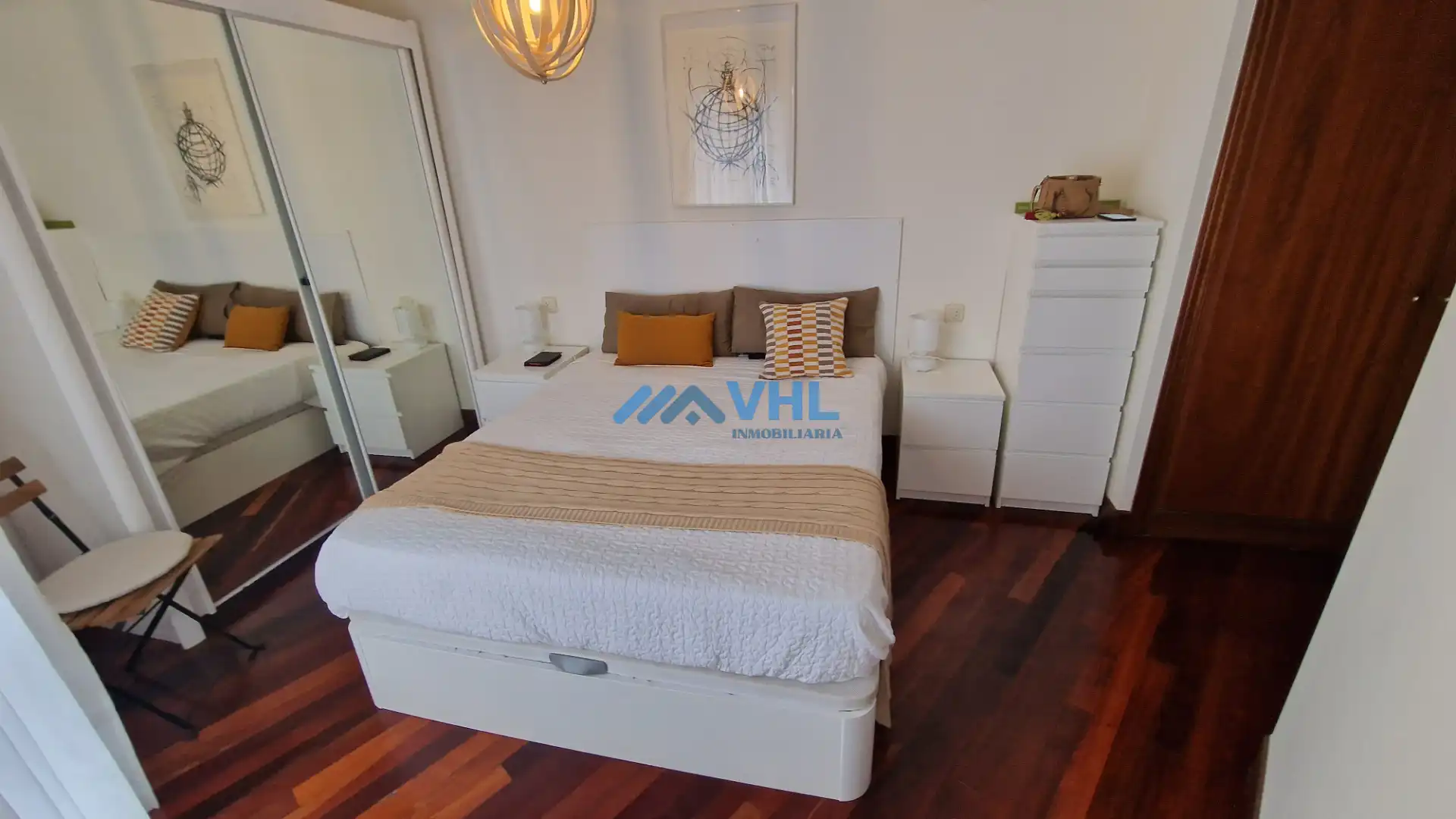 Schlafzimmer von Wohnung zur Miete in Castro-Urdiales mit Heizung, Terrasse und Möbliert