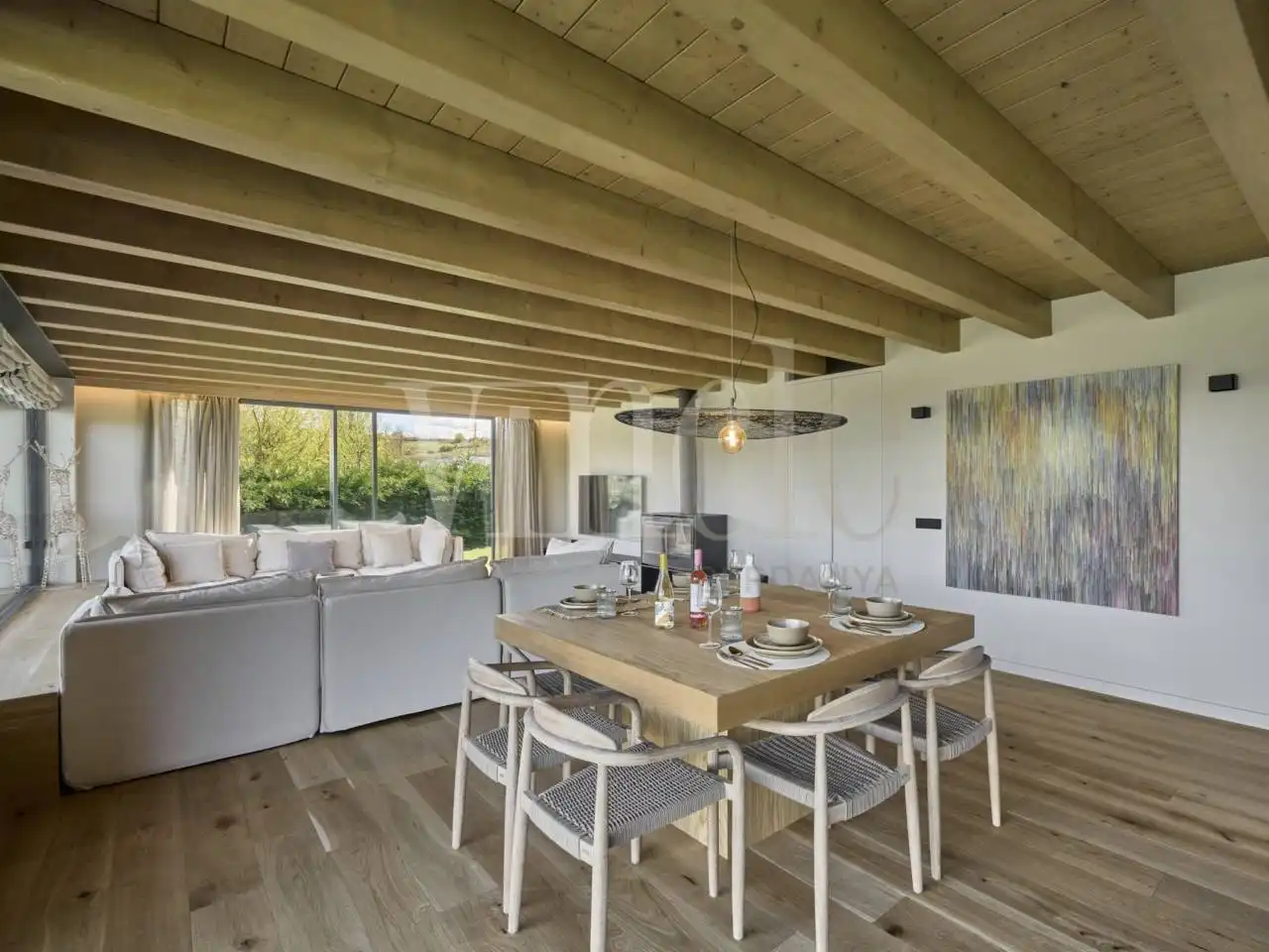 Dining room of Houses for sale in Guils de Cerdanya  with Heating, Private garden and Parquet flooring