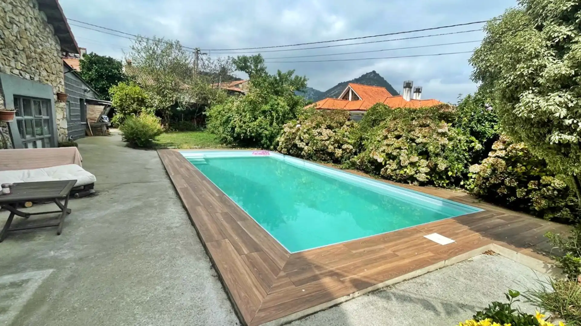 Swimming pool of Houses for sale in Puente Viesgo  with Heating, Private garden and Terrace