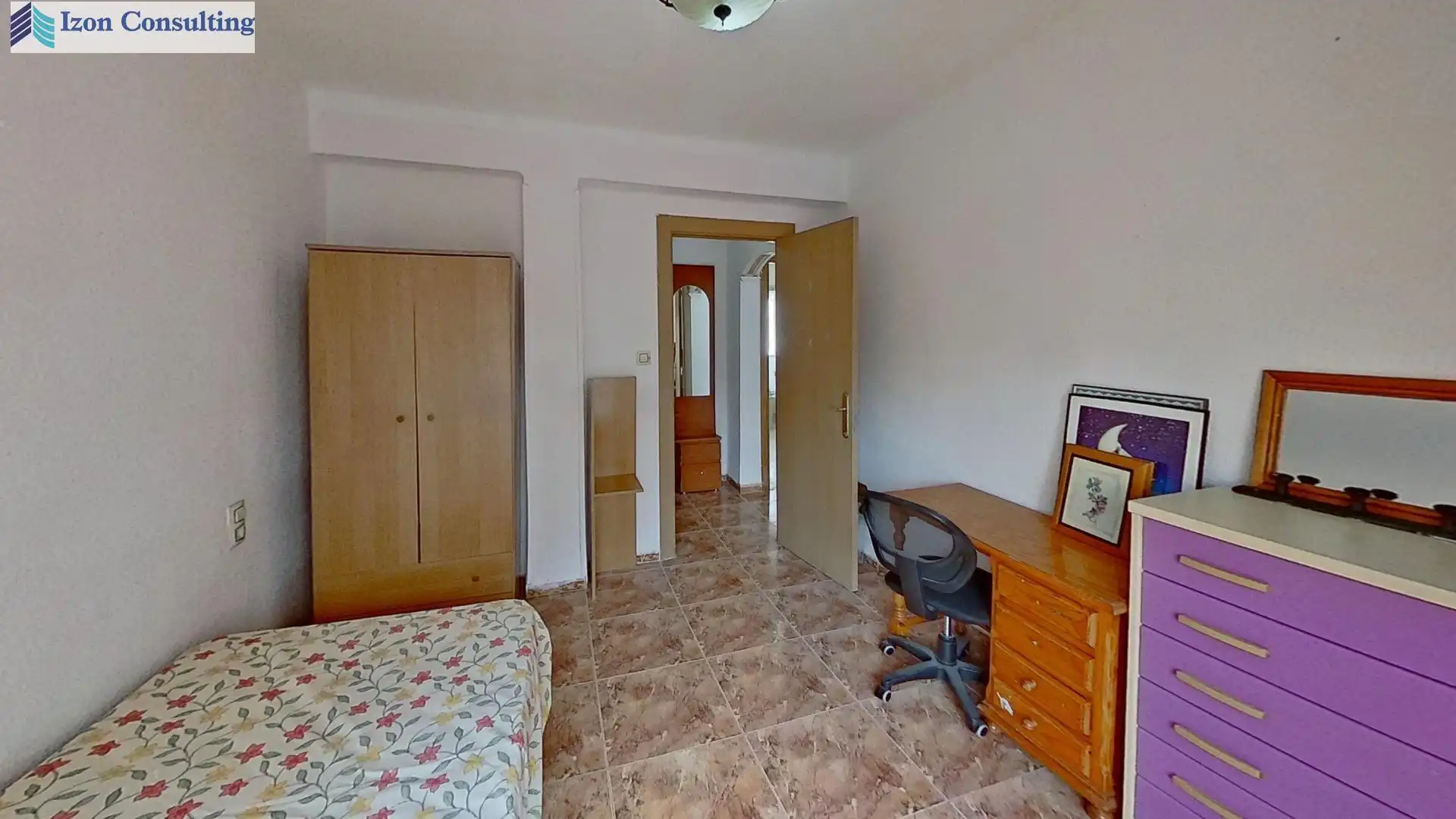 Bedroom of Flat for sale in Albacete  with Air Conditioner, Heating and Storage room