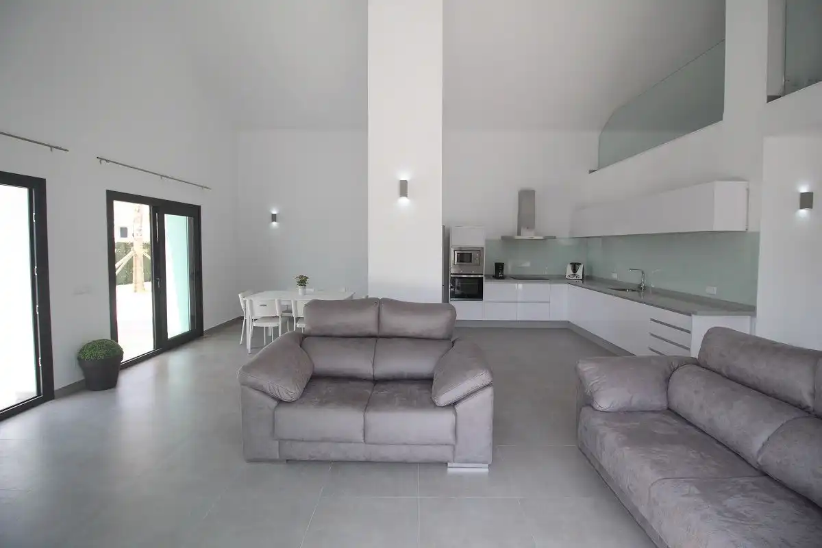 Sala de estar de Casa o chalet de alquiler en Vélez-Málaga con Aire acondicionado, Calefacción y Jardín privado