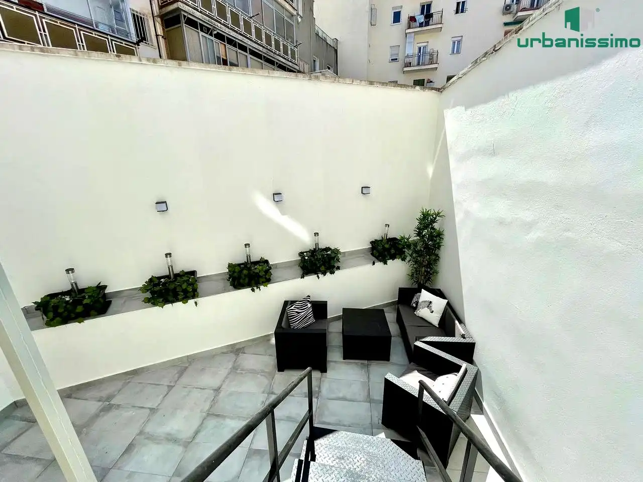 Terraza de Apartamento de alquiler en Madrid con Aire acondicionado, Calefacción y Terraza