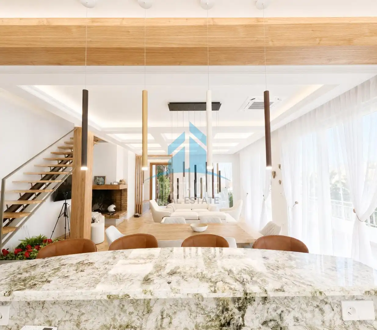 Living room of Houses for sale in Cullera  with Air Conditioner, Terrace and Jacuzzi