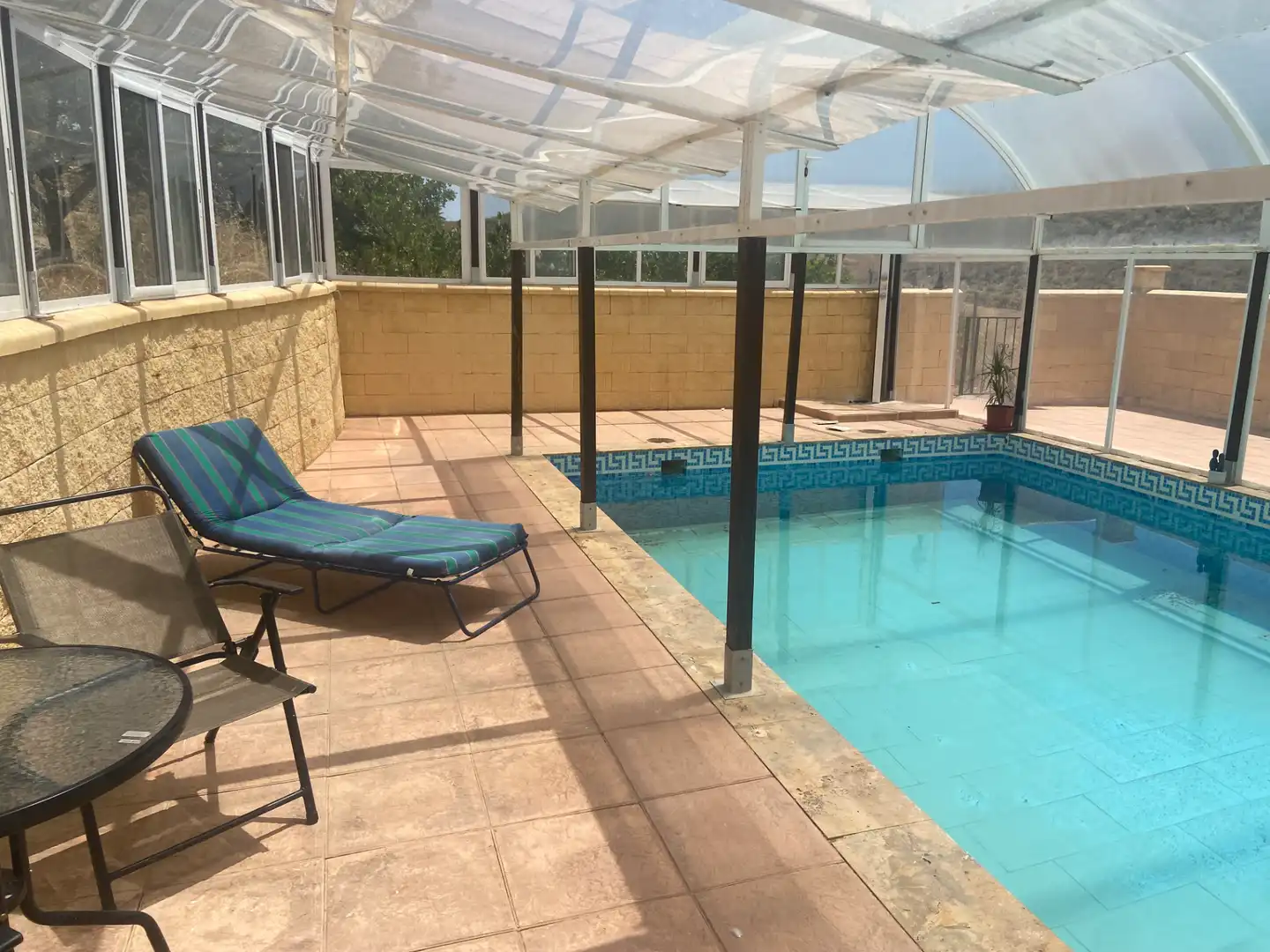 Swimming pool of Country homes for rent in Taberno  with Heating, Private garden and Terrace