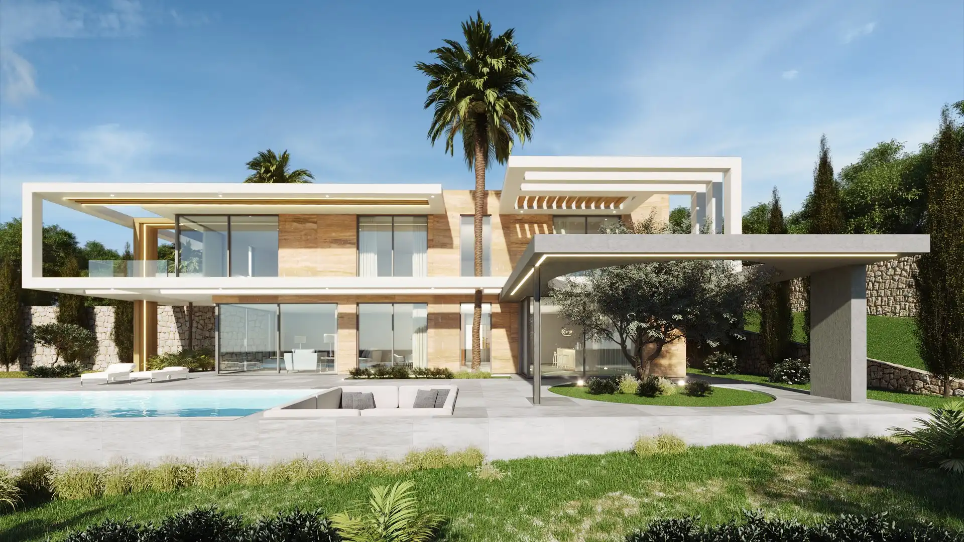 Vista exterior de Casa o chalet en venta en Jávea / Xàbia con Aire acondicionado, Calefacción y Jardín privado