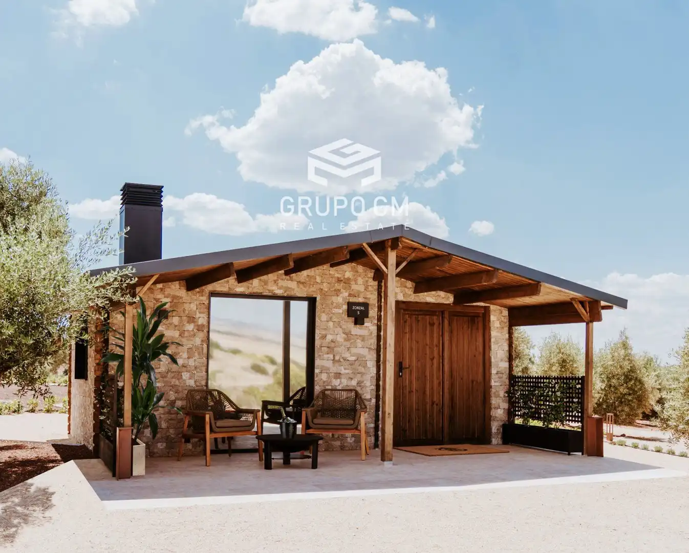 Vista exterior de Casa o chalet en venta en Villamanrique con Aire acondicionado, Piscina y Amueblado