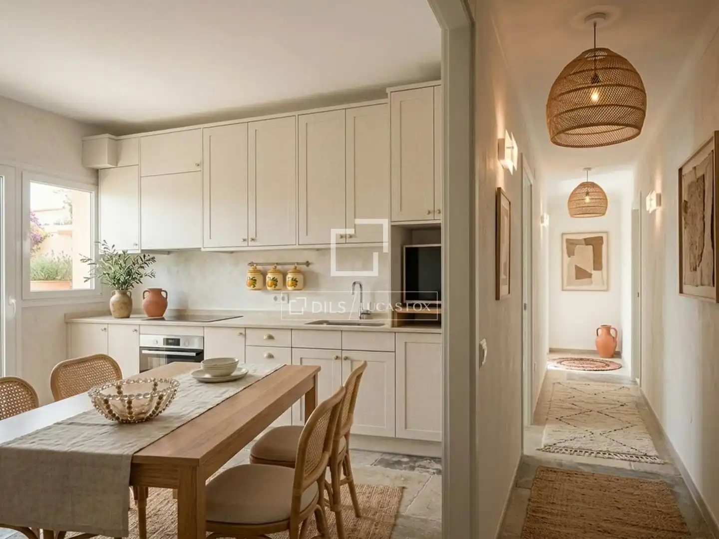 Kitchen of Flat for sale in Eivissa  with Air Conditioner, Terrace and Furnished