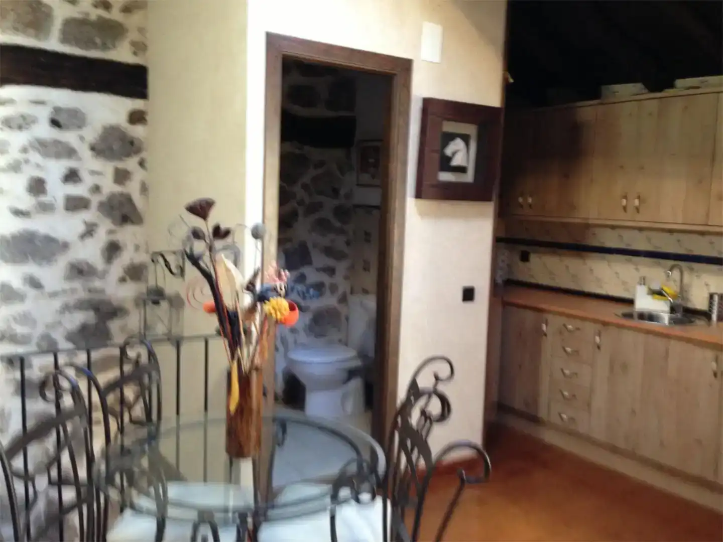 Cuina de Dúplex en venda en Navacarros amb Parquet i Moblat