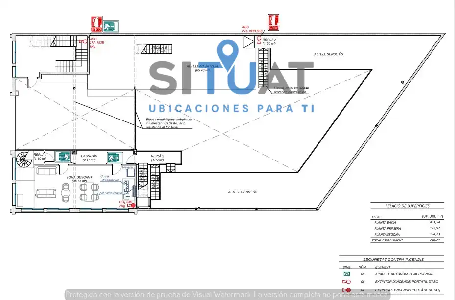 Industrial buildings for sale in Cervelló  with Heating and Alarm
