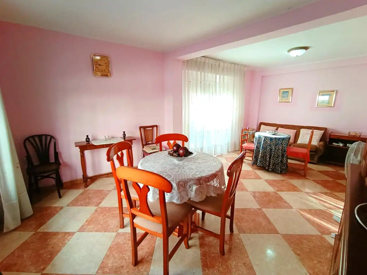 Dining room of Flat for sale in Oliva  with Furnished and Balcony