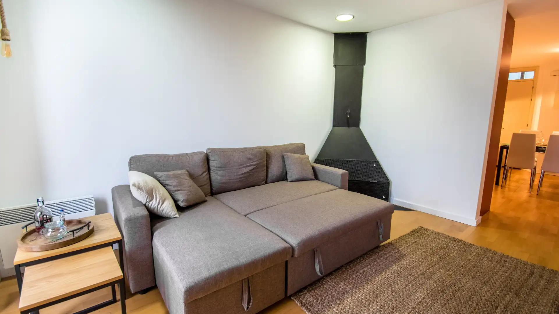 Sala de estar de Apartamento de alquiler en Enveitg con Calefacción, Parquet y Trastero