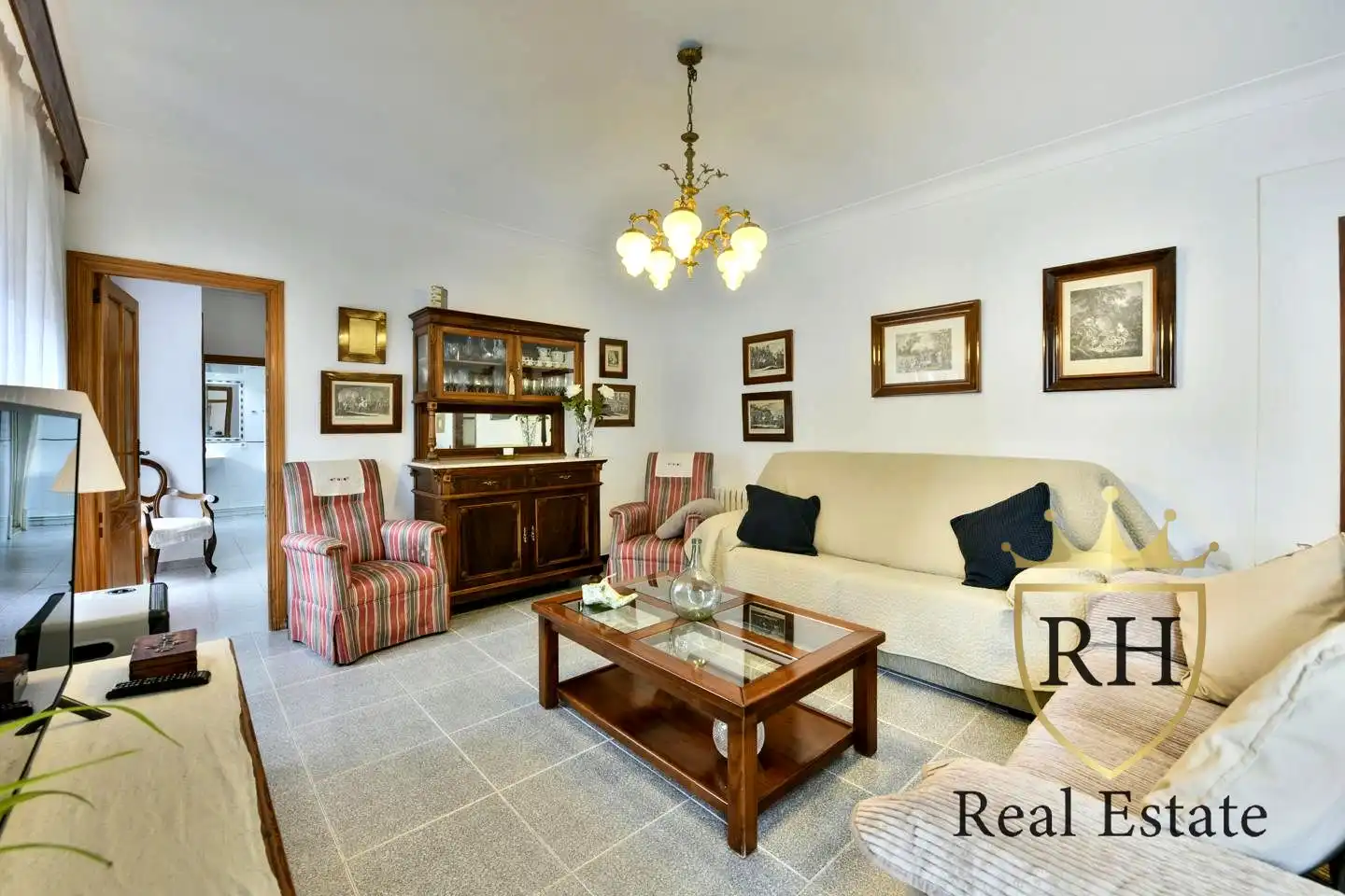 Sala d'estar de Finca rústica en venda en  Palma de Mallorca amb Aire condicionat, Calefacció i Jardí privat