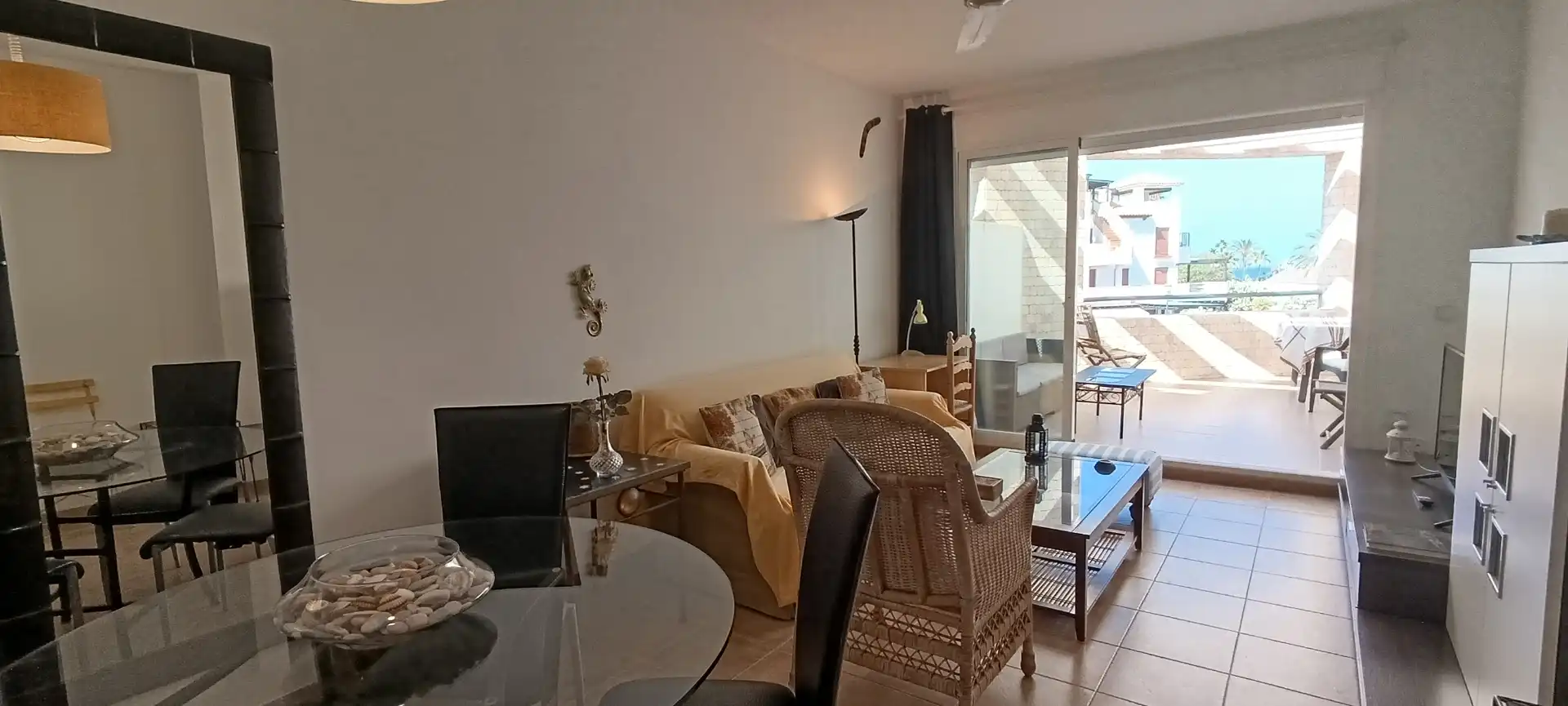Wohnzimmer von Wohnungen zum Verkauf in Vera mit Klimaanlage, Heizung und Terrasse