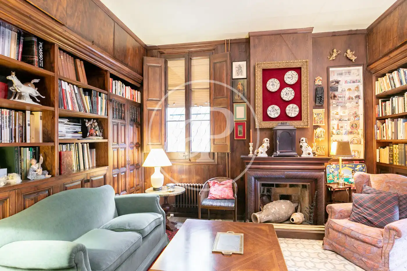 Sala de estar de Casa o chalet en venta en Barcelona con Calefacción, Jardín privado y Terraza