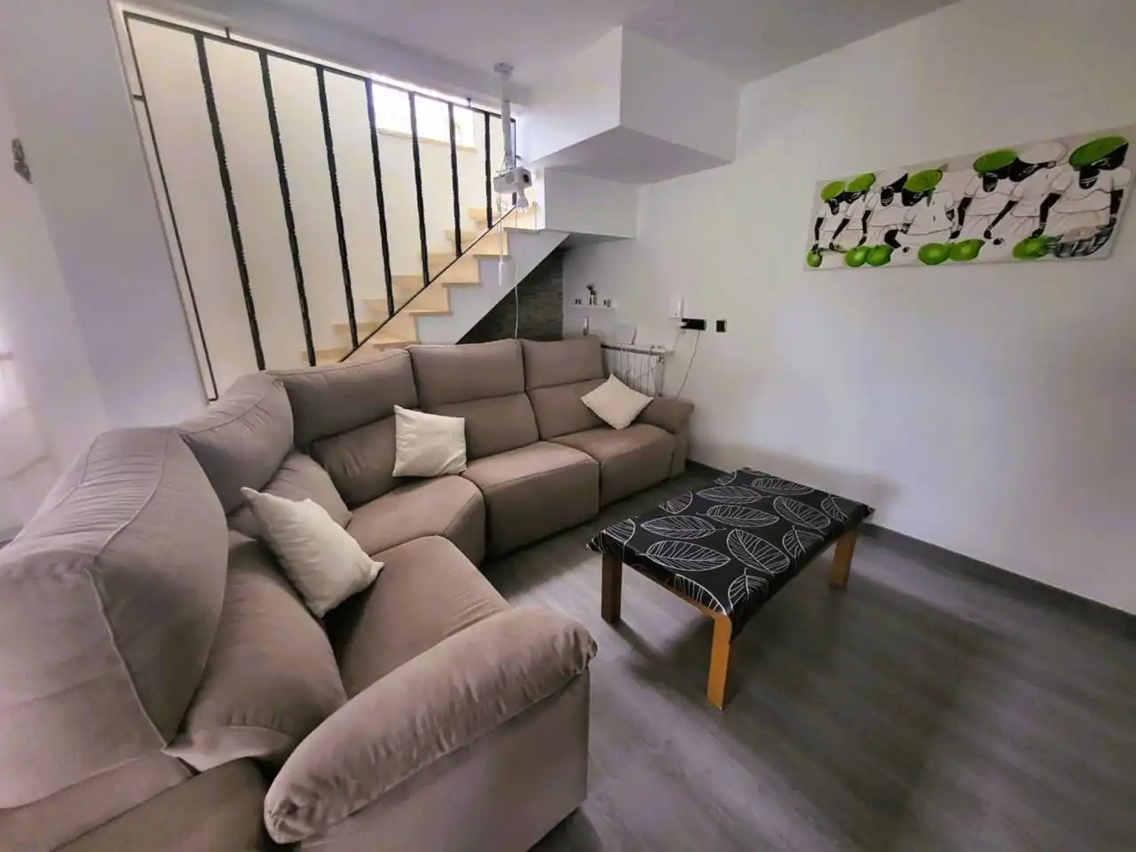 Sala d'estar de Casa o xalet en venda en Viladecavalls amb Aire condicionat, Calefacció i Jardí privat