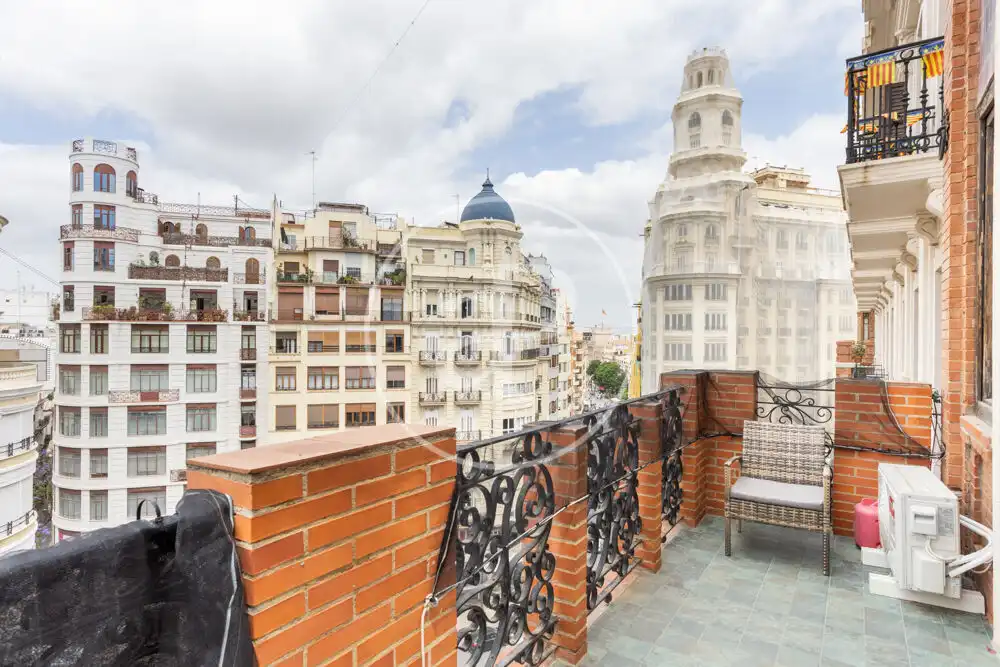 Terrassa de Pis de lloguer en Valencia amb Aire condicionat, Calefacció i Terrassa