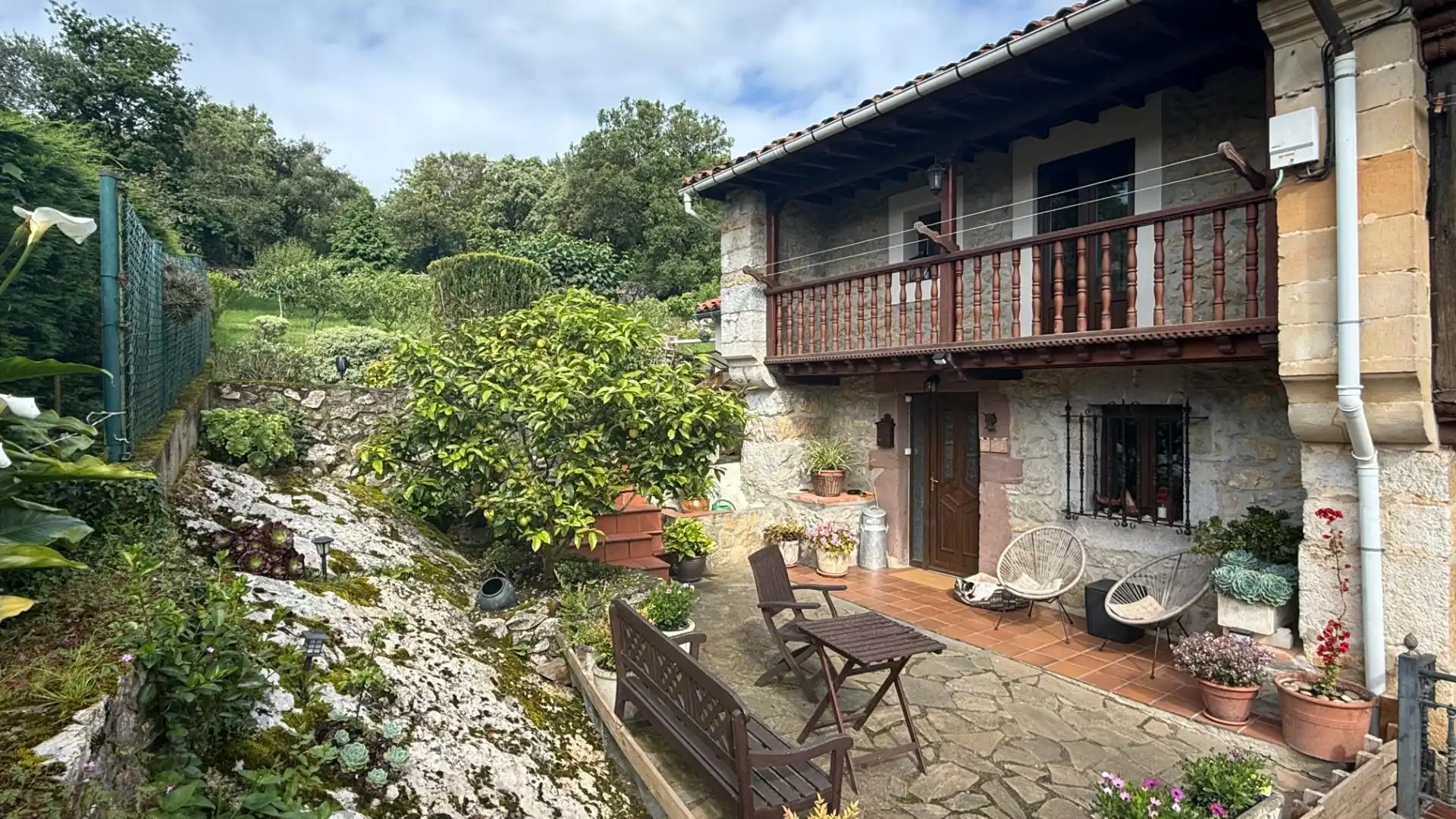 Terrassa de Finca rústica en venda en Herrerías