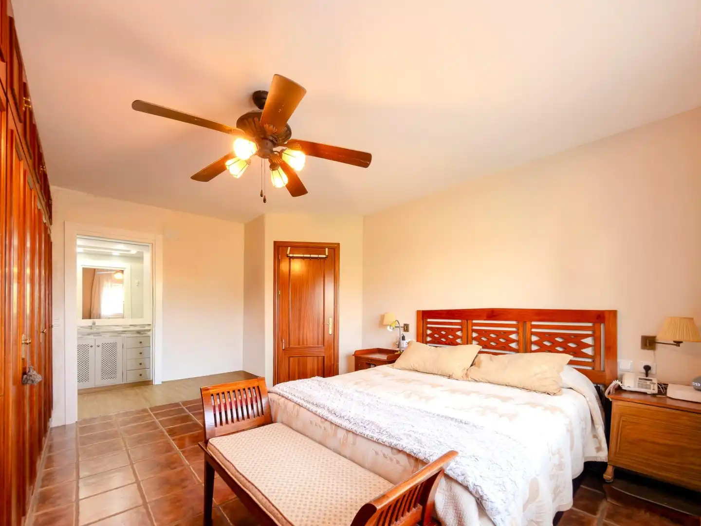Bedroom of Detached homes for sale in Mijas  with Air Conditioner, Heating and Private garden