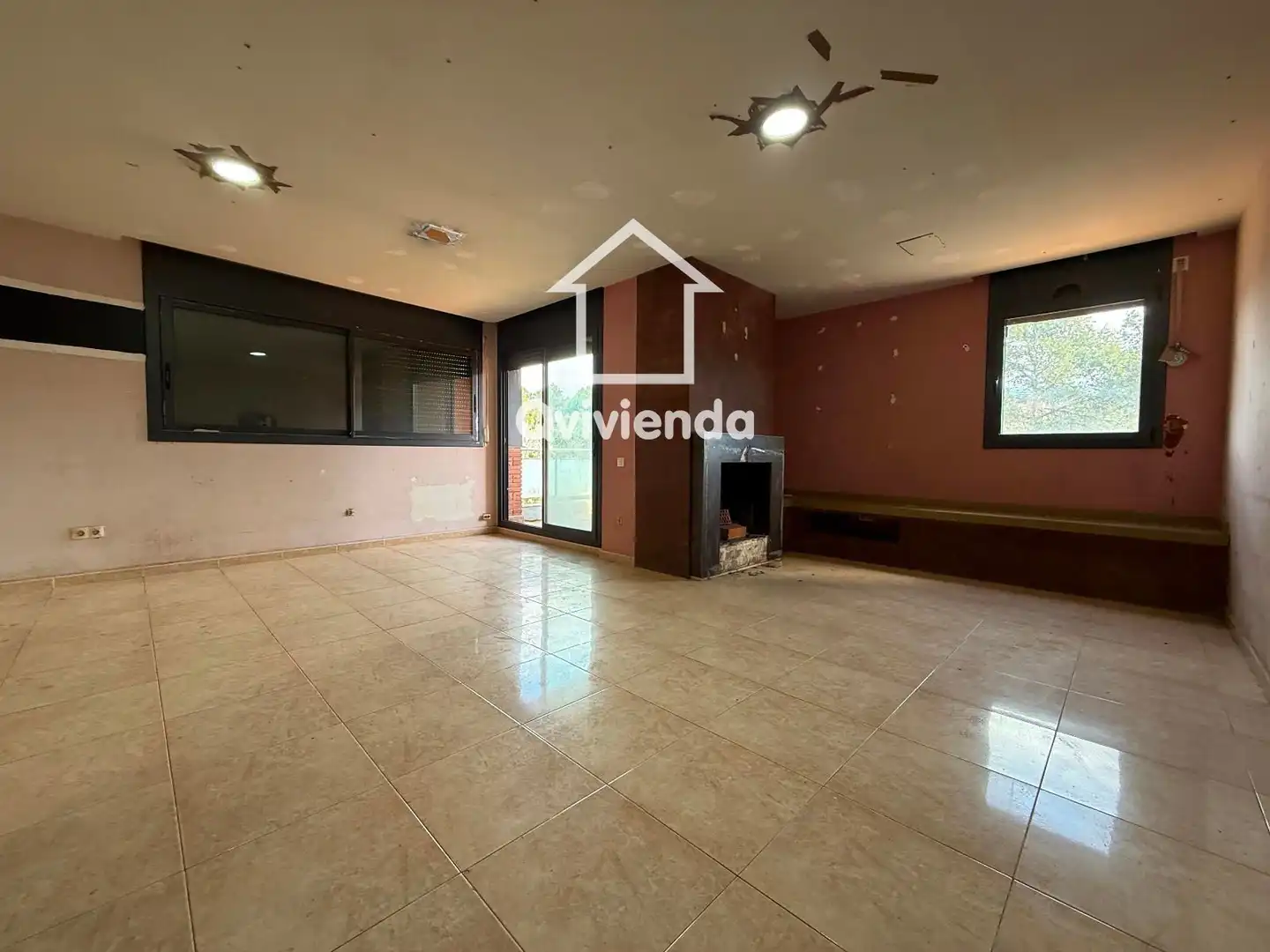 Sala d'estar de Casa adosada en venda en Sentmenat
