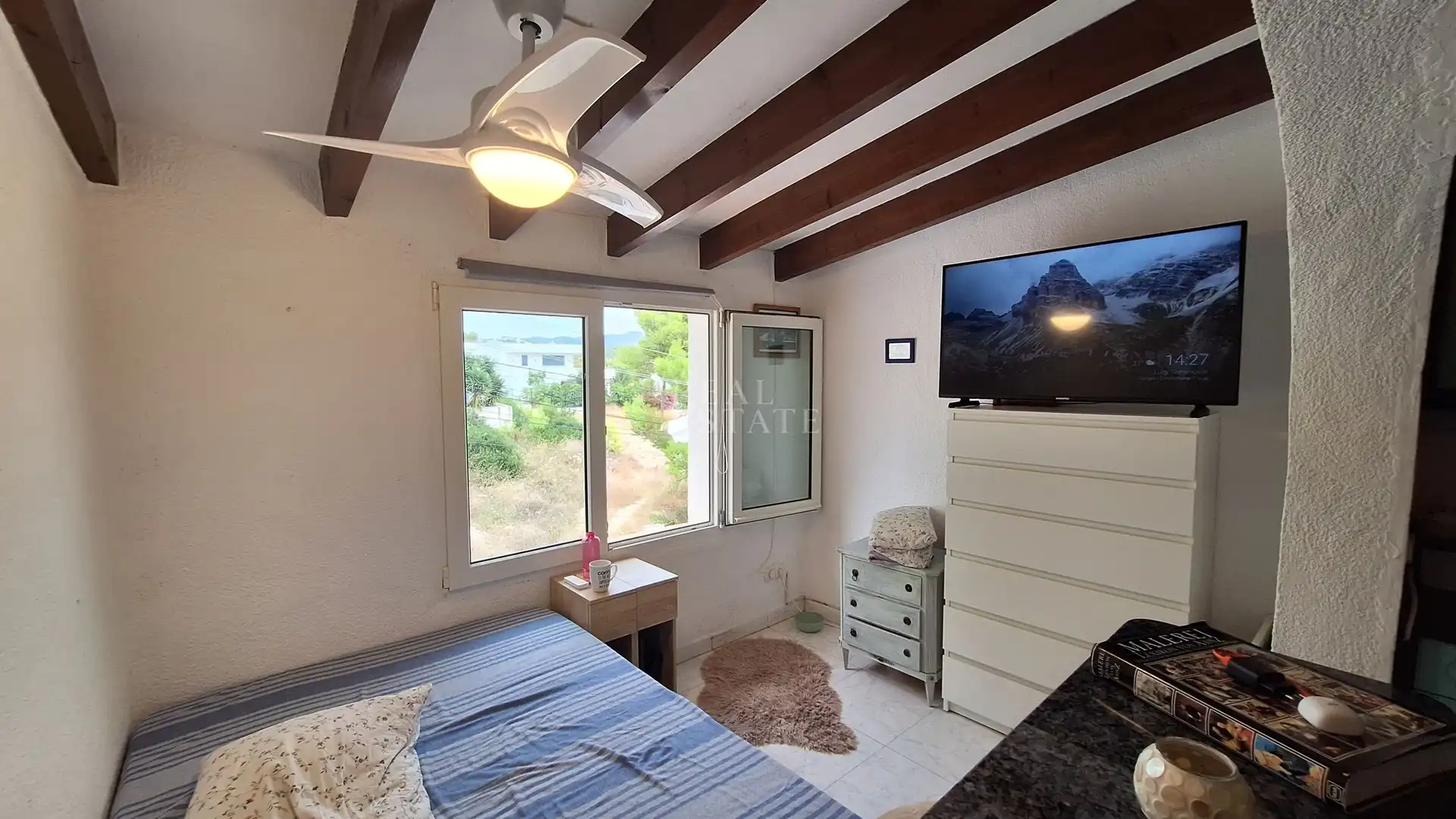 Bedroom of Detached homes for sale in Moraira  with Air Conditioner, Terrace and Storage room