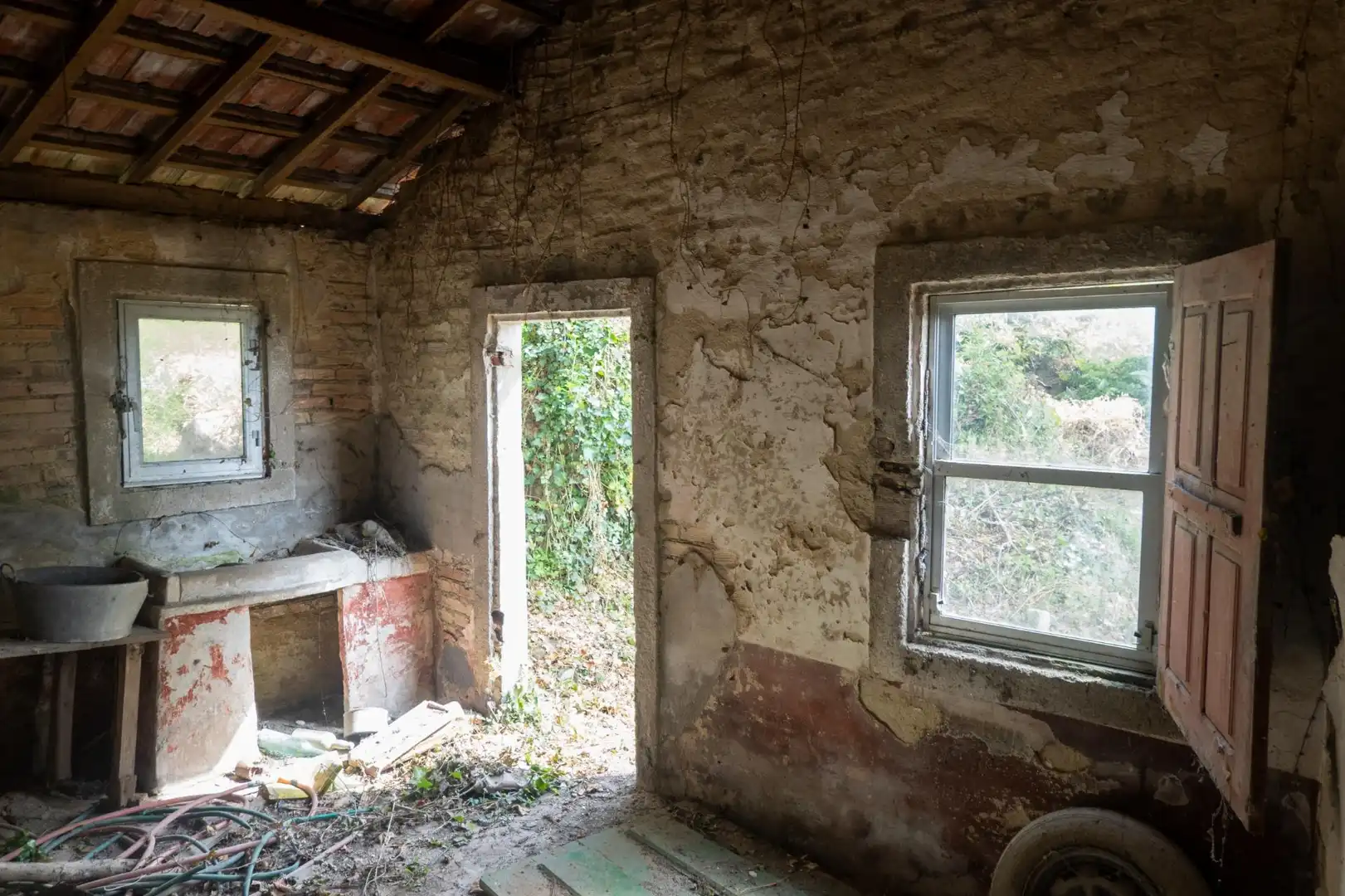 Finca rústica en venda en Arbo amb Jardí privat