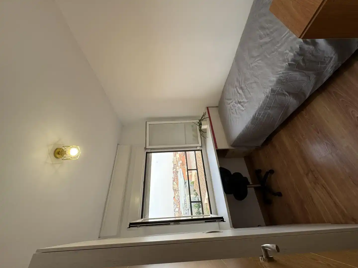 Schlafzimmer von Wohnung zur Miete in Segovia mit Privatgarten, Parkett und Möbliert