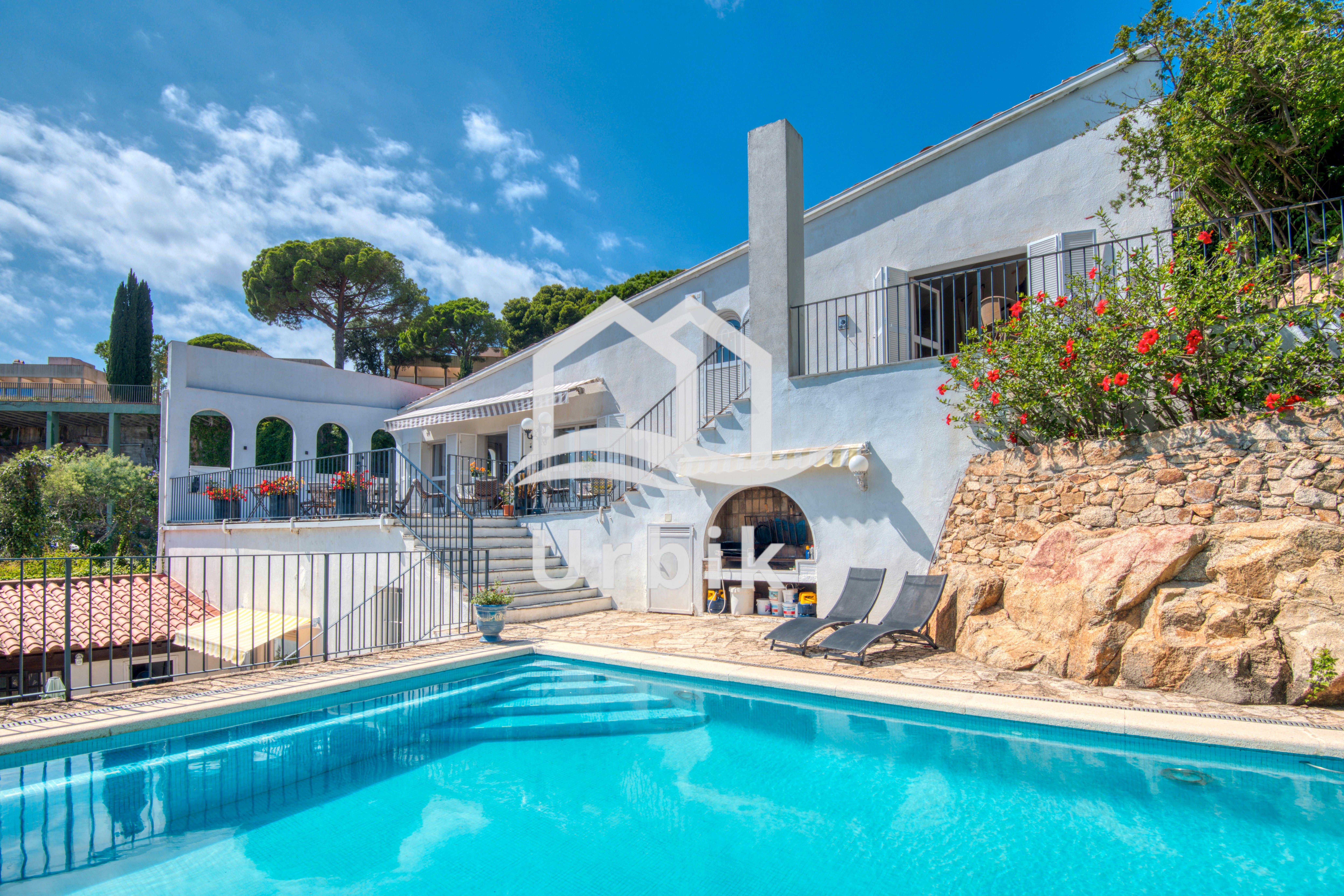 Exterior view of House or chalet for sale in Castell d'Aro, Platja d'Aro i s'Agaró  with Air Conditioner, Heating and Private garden