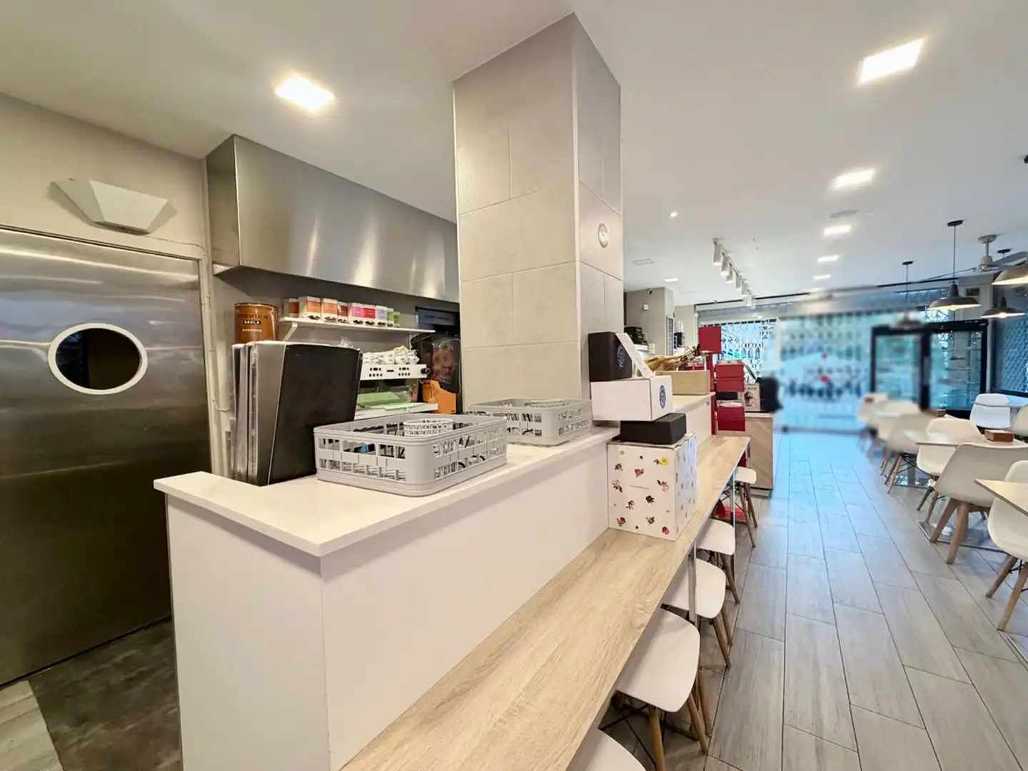 Cocina de Local en traspaso en Barcelona con Aire acondicionado, Amueblado y Internet