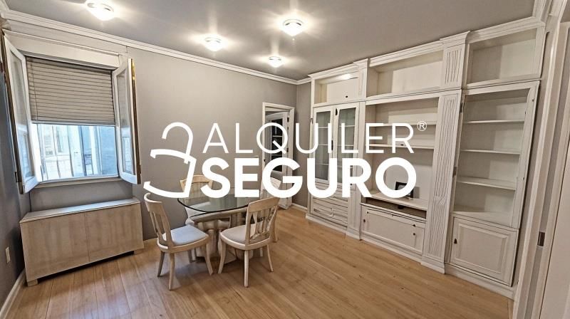 Dining room of Flat to rent in  Madrid Capital  with Air Conditioner, Heating and Terrace
