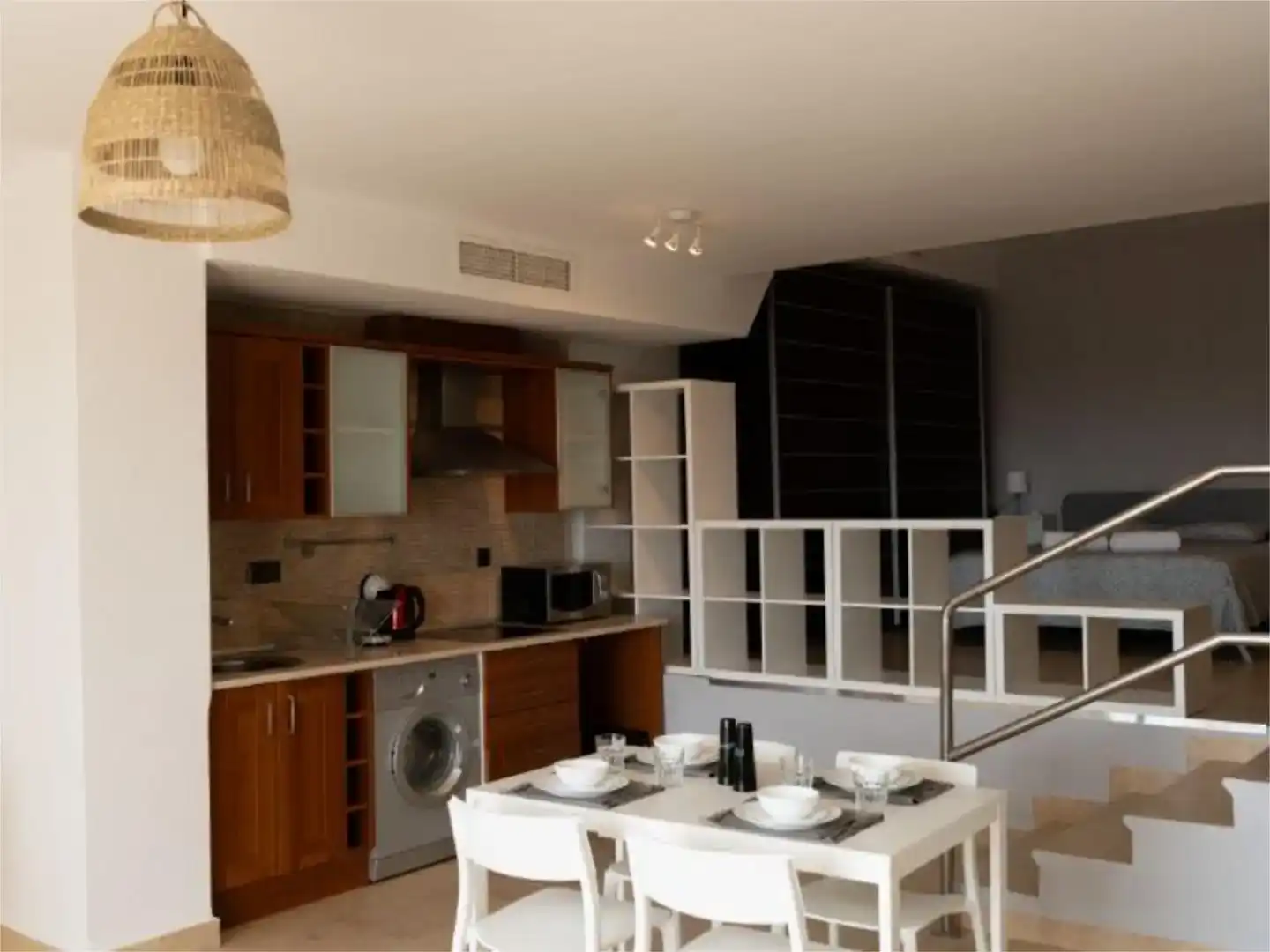 Cuina de Apartament en venda en Vícar amb Piscina i Balcó