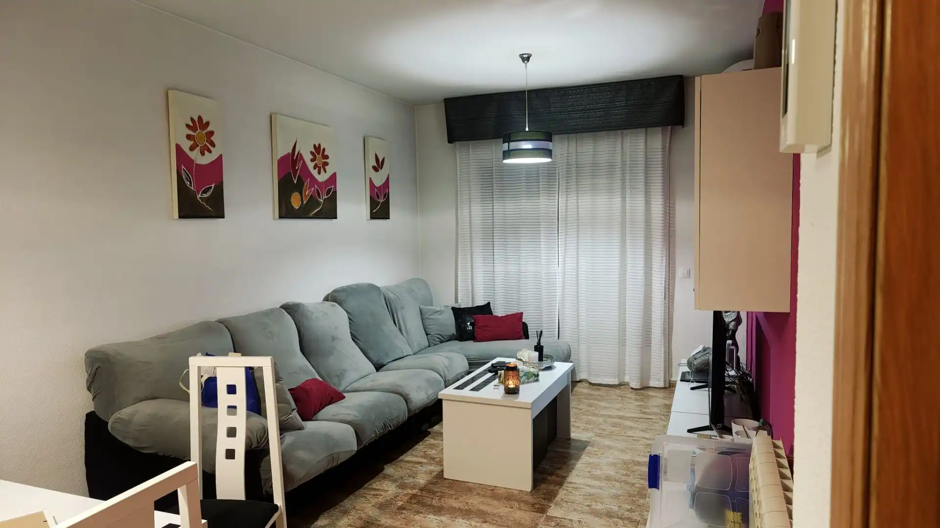 Sala de estar de Casa adosada en venta en Argamasilla de Calatrava con Aire acondicionado, Calefacción y Terraza