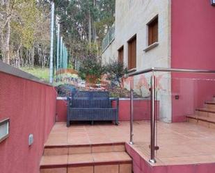 Terrassa de Casa o xalet en venda en Sanxenxo amb Aire condicionat, Calefacció i Jardí privat