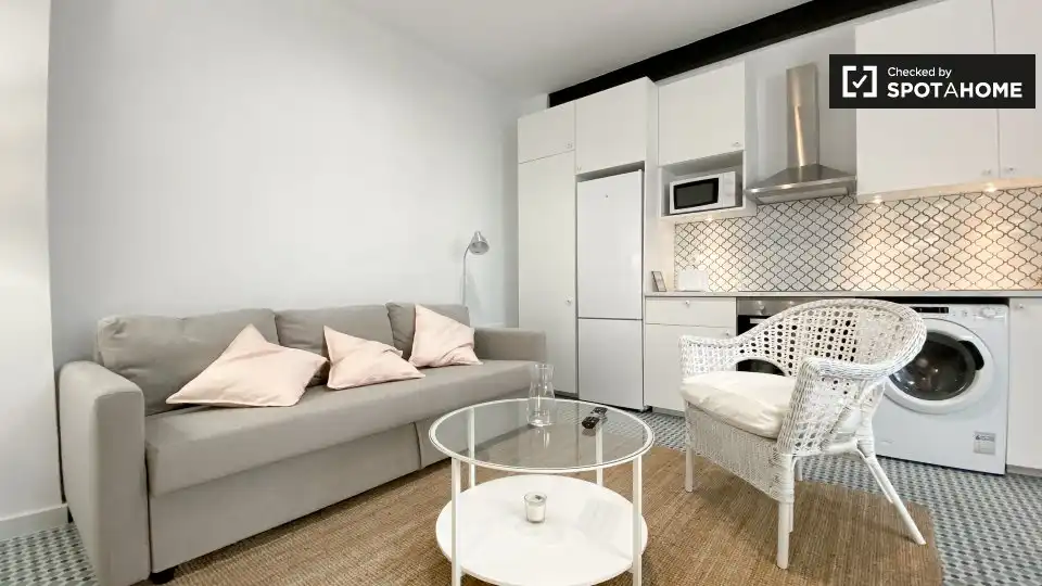 Sala de estar de Piso de alquiler en Valencia con Aire acondicionado, Calefacción y Amueblado