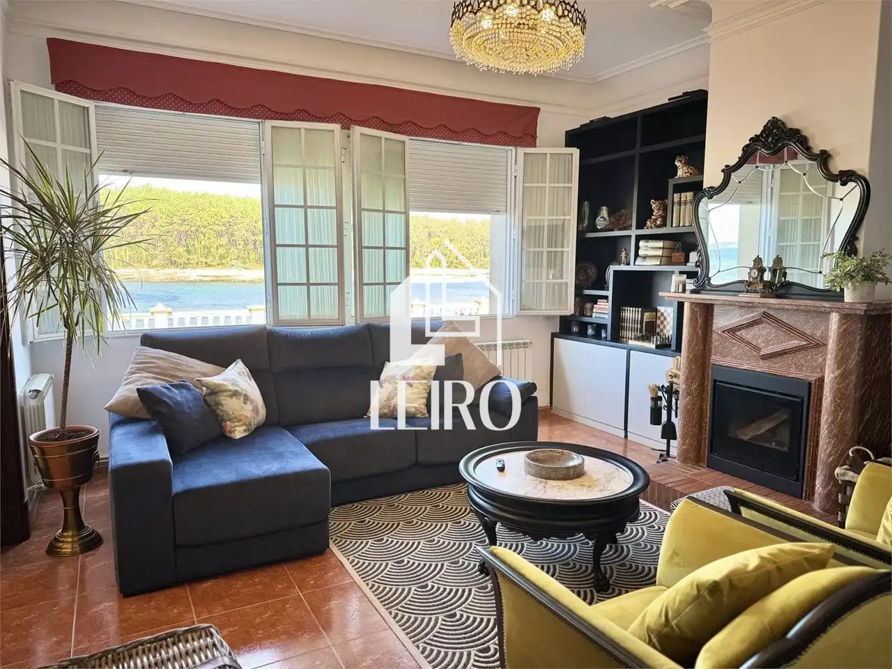 Living room of Detached homes for sale in Vilagarcía de Arousa  with Heating, Private garden and Terrace