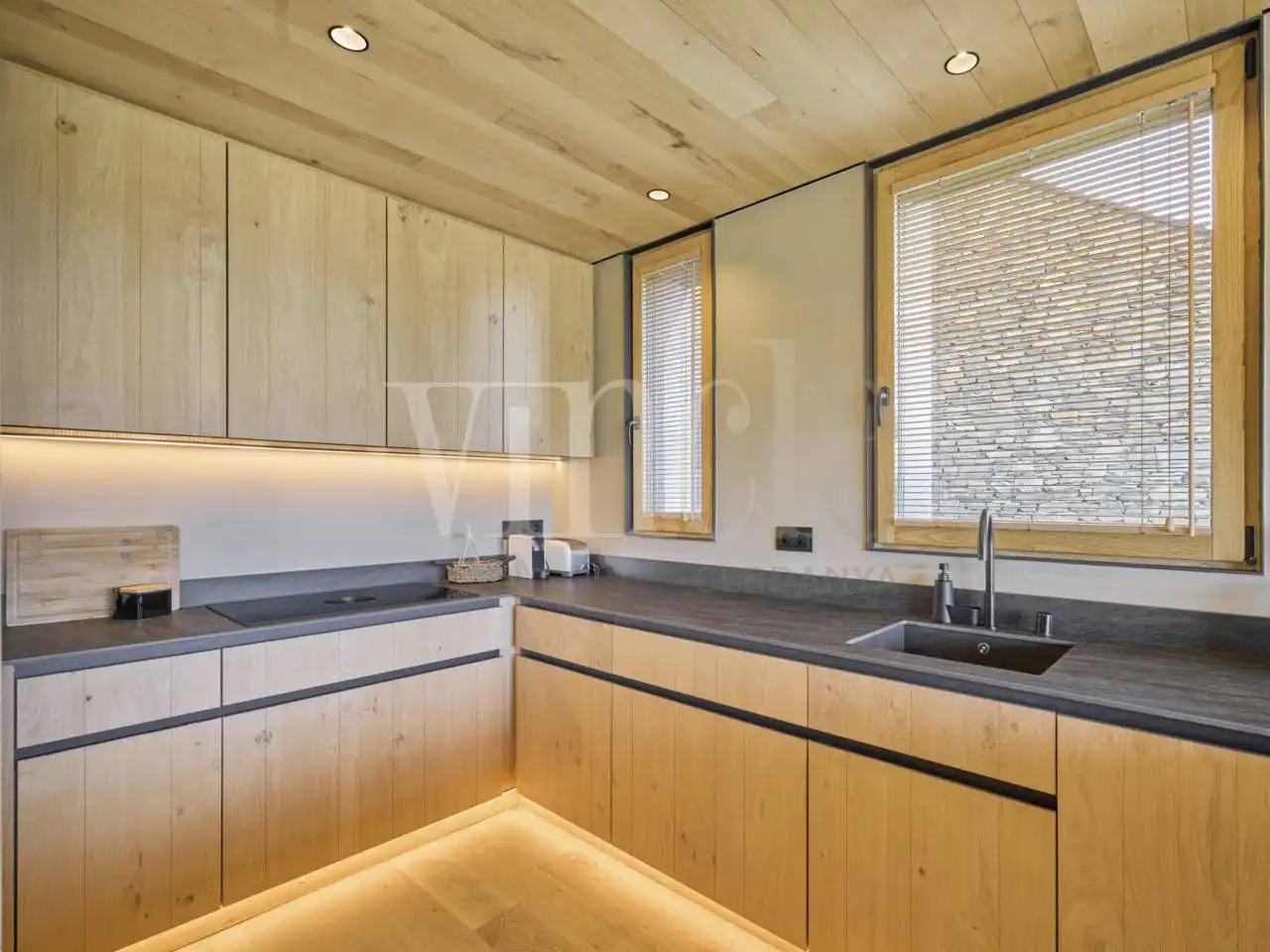 Cocina de Casa o chalet en venta en Ger con Aire acondicionado, Calefacción y Jardín privado