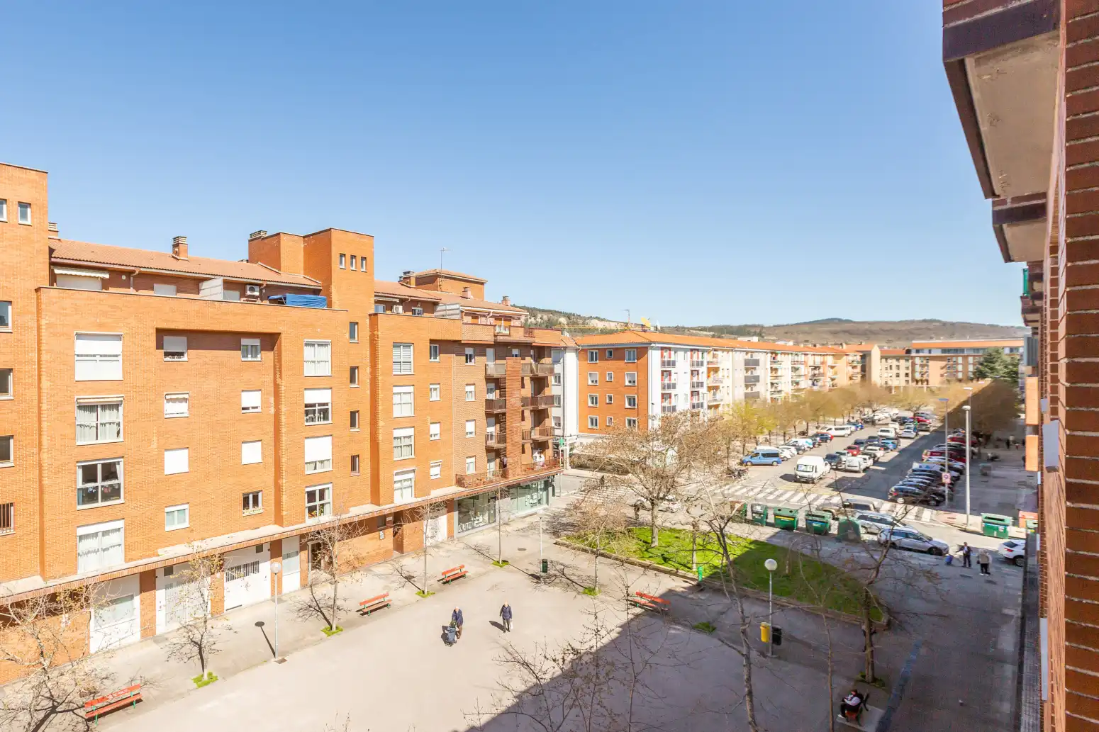 Exterior view of Flat for sale in  Pamplona / Iruña  with Heating, Parquet flooring and Terrace