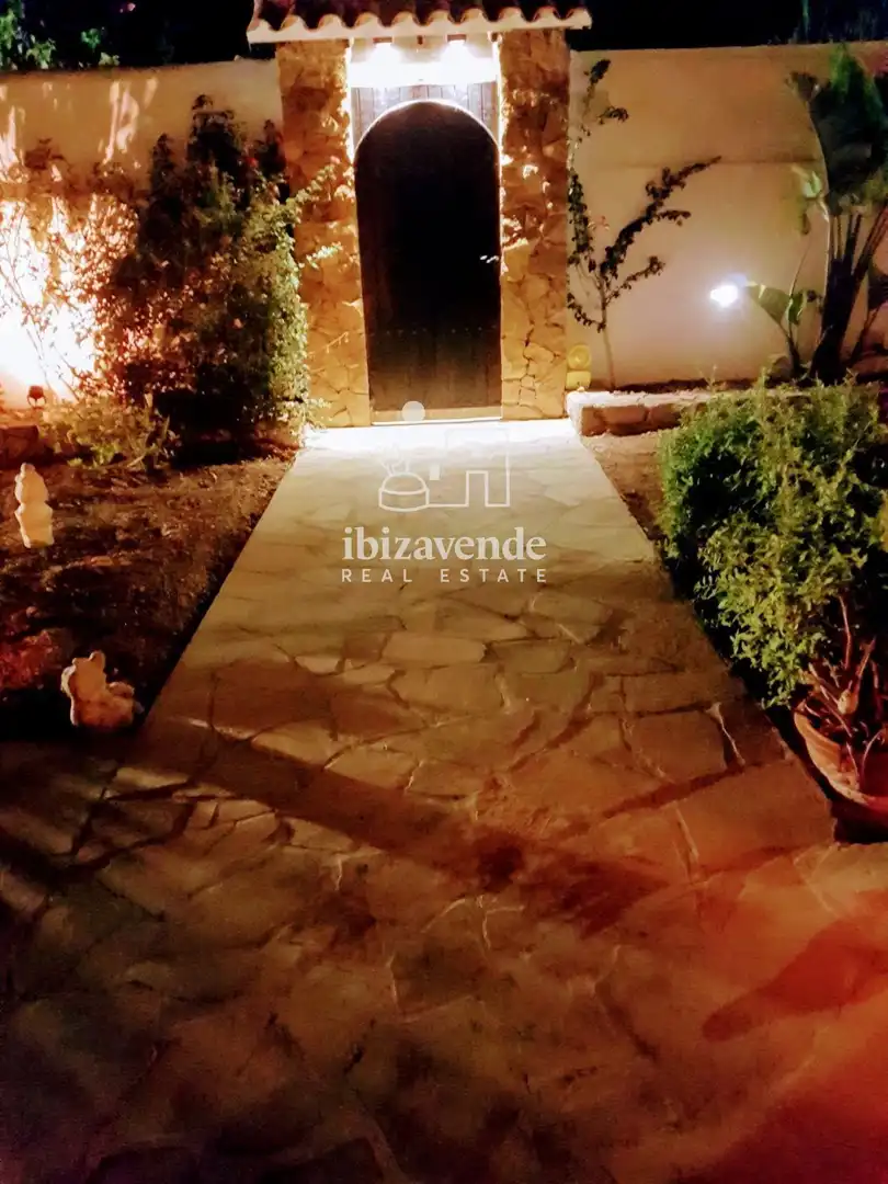 Exterior view of Houses for sale in Santa Eulària des Riu  with Air Conditioner, Private garden and Terrace