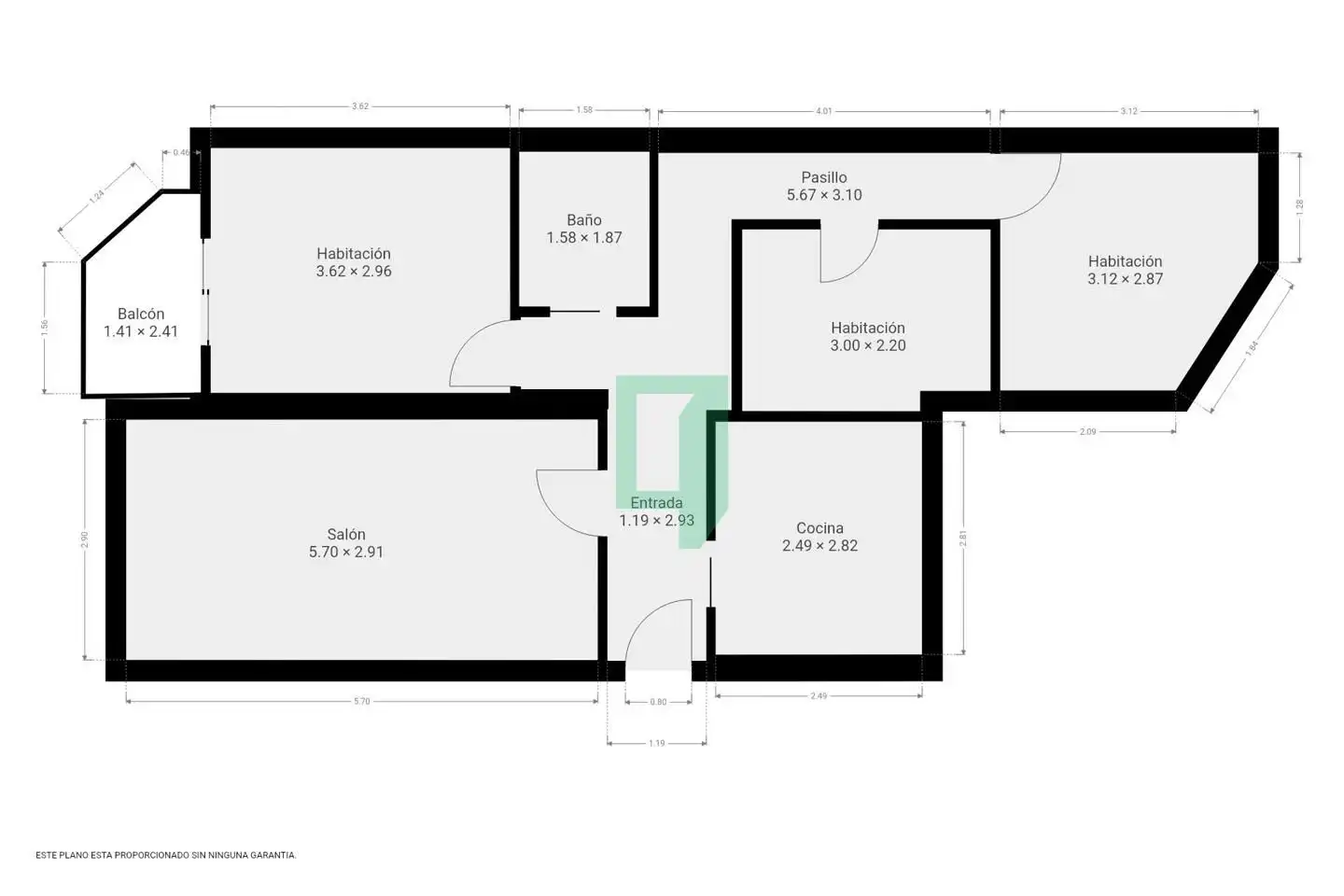 Piso en venta en Badalona con Aire acondicionado, Calefacción y Balcón