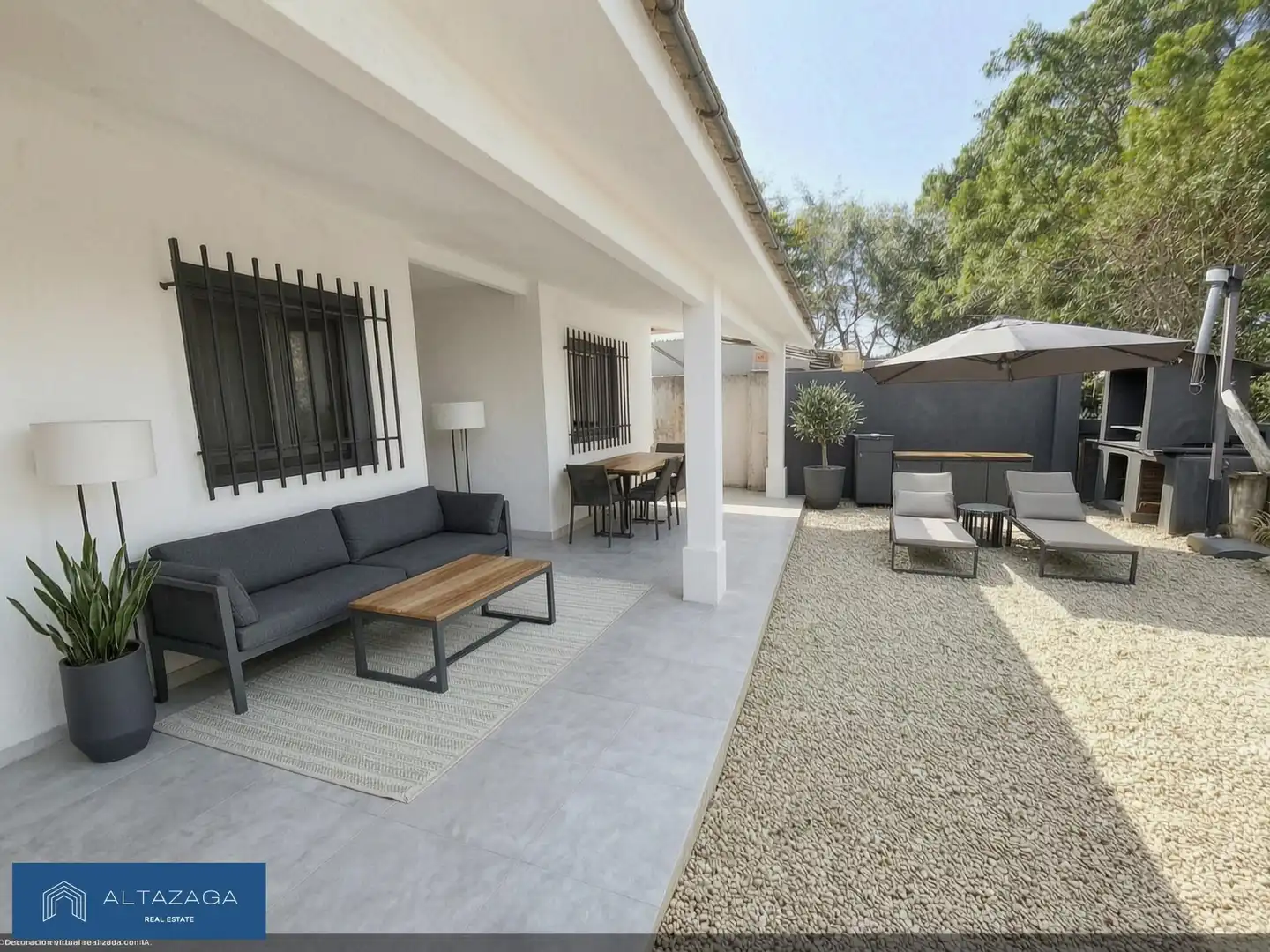 Terrasse von Haus oder Chalet zum Verkauf in Talamanca de Jarama mit Heizung und Privatgarten