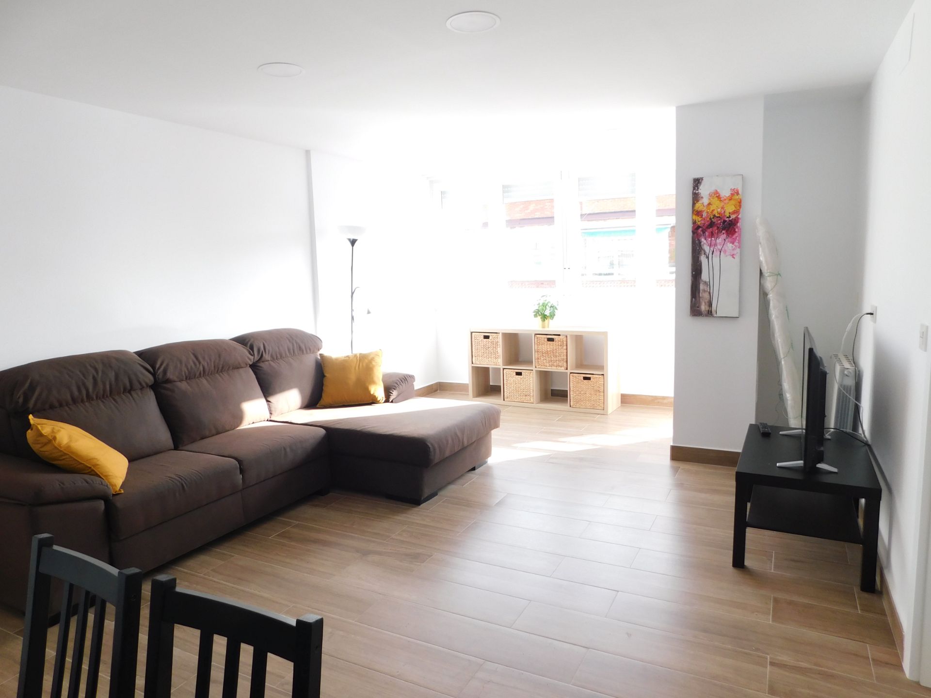 Sala d'estar de Àtic de lloguer en  Granada Capital amb Aire condicionat, Calefacció i Terrassa