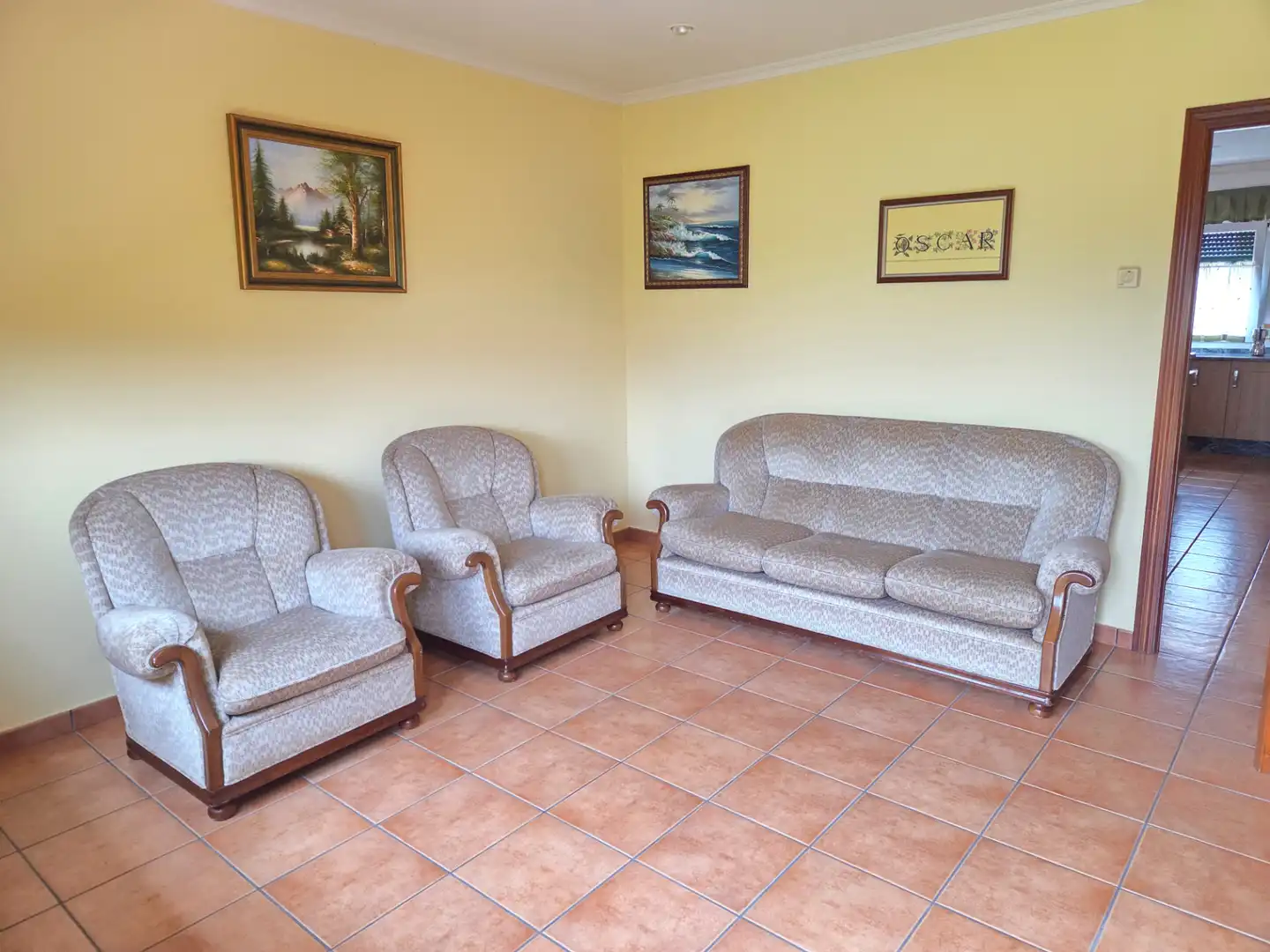 Sala de estar de Casa o chalet en venta en Ribeira con Trastero y Amueblado