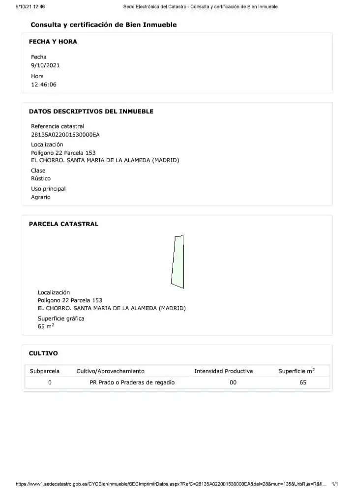 Terreno rustico in vendita a Santa María de la Alameda, imagen 16