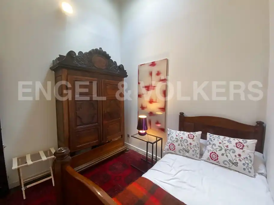 Schlafzimmer von Wohnung zur Miete in Barcelona mit Klimaanlage, Heizung und Privatgarten