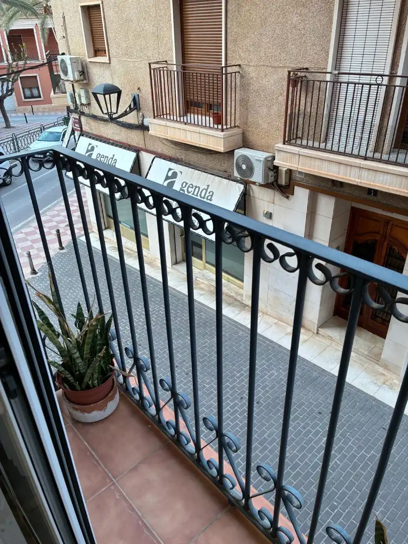 Balcony of Flat for sale in Aspe  with Air Conditioner, Furnished and Balcony