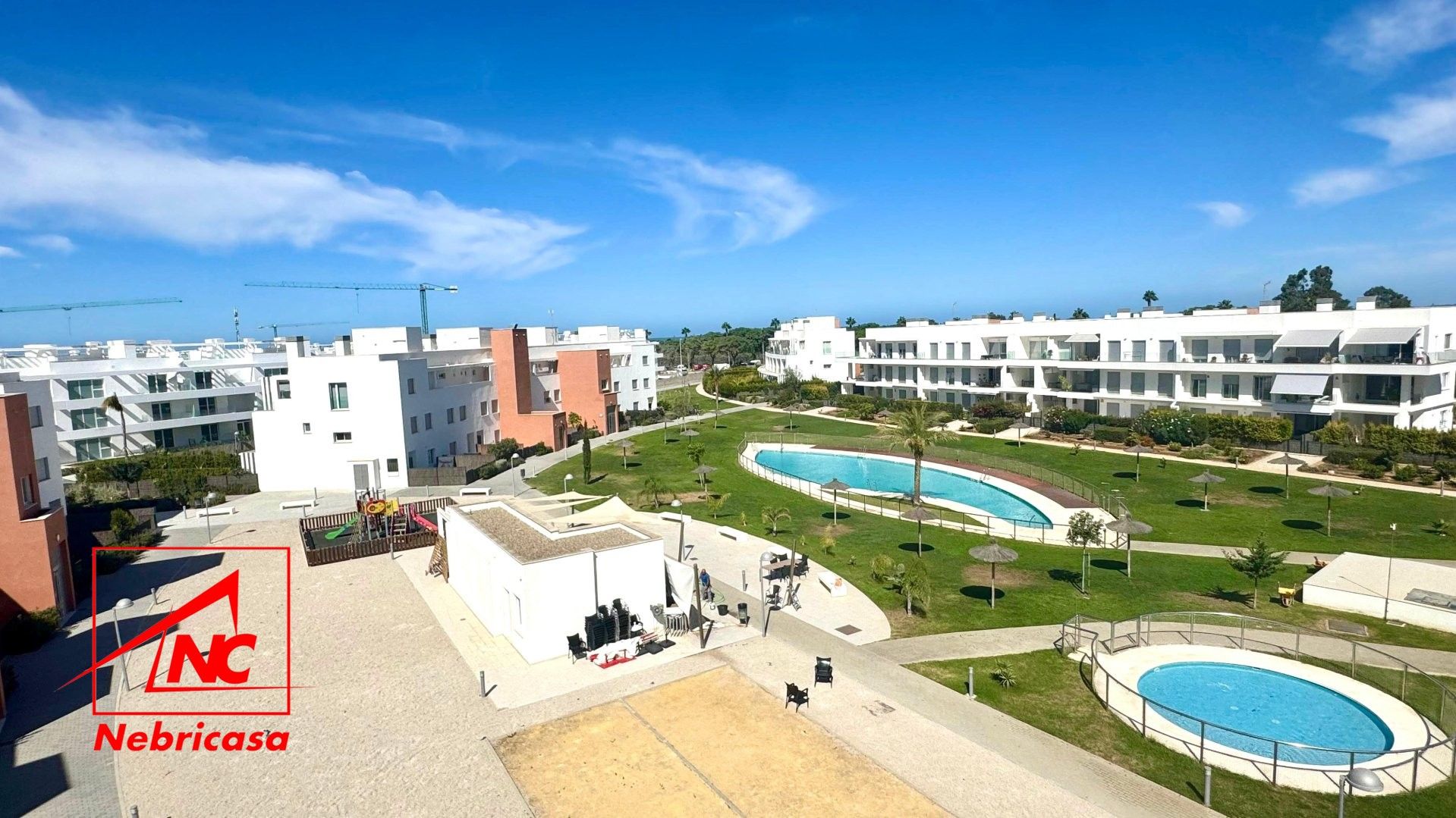 Exterior view of Duplex for sale in Chipiona  with Air Conditioner, Heating and Terrace